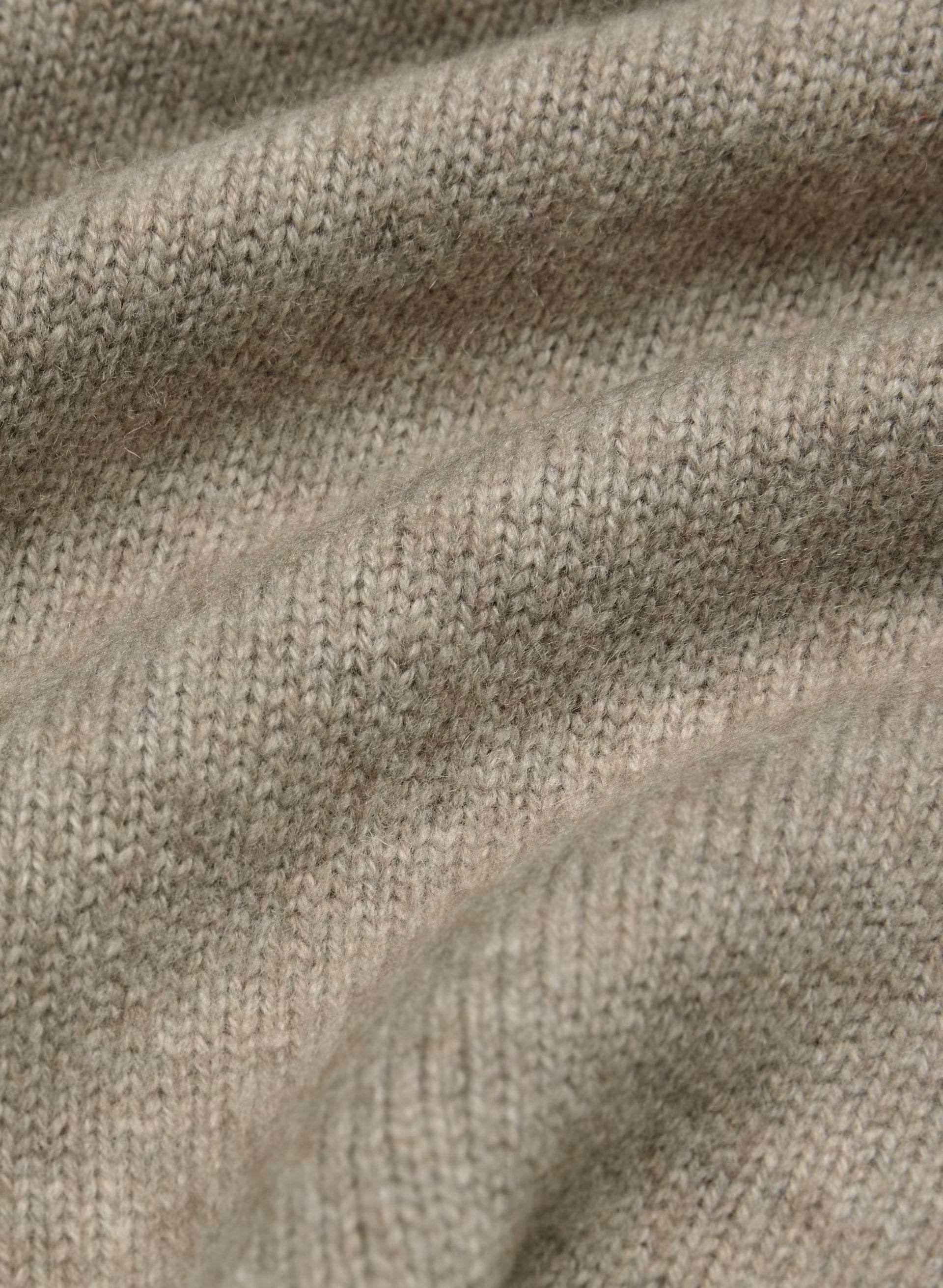 Essential Wool Cashmere Isabelle Sweater - HEATHER NOMAD TAUPE