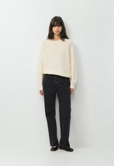 Essential Wool Cashmere Isabelle Sweater - SEASIDE CREAM