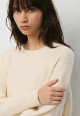 Essential Wool Cashmere Isabelle Sweater - SEASIDE CREAM