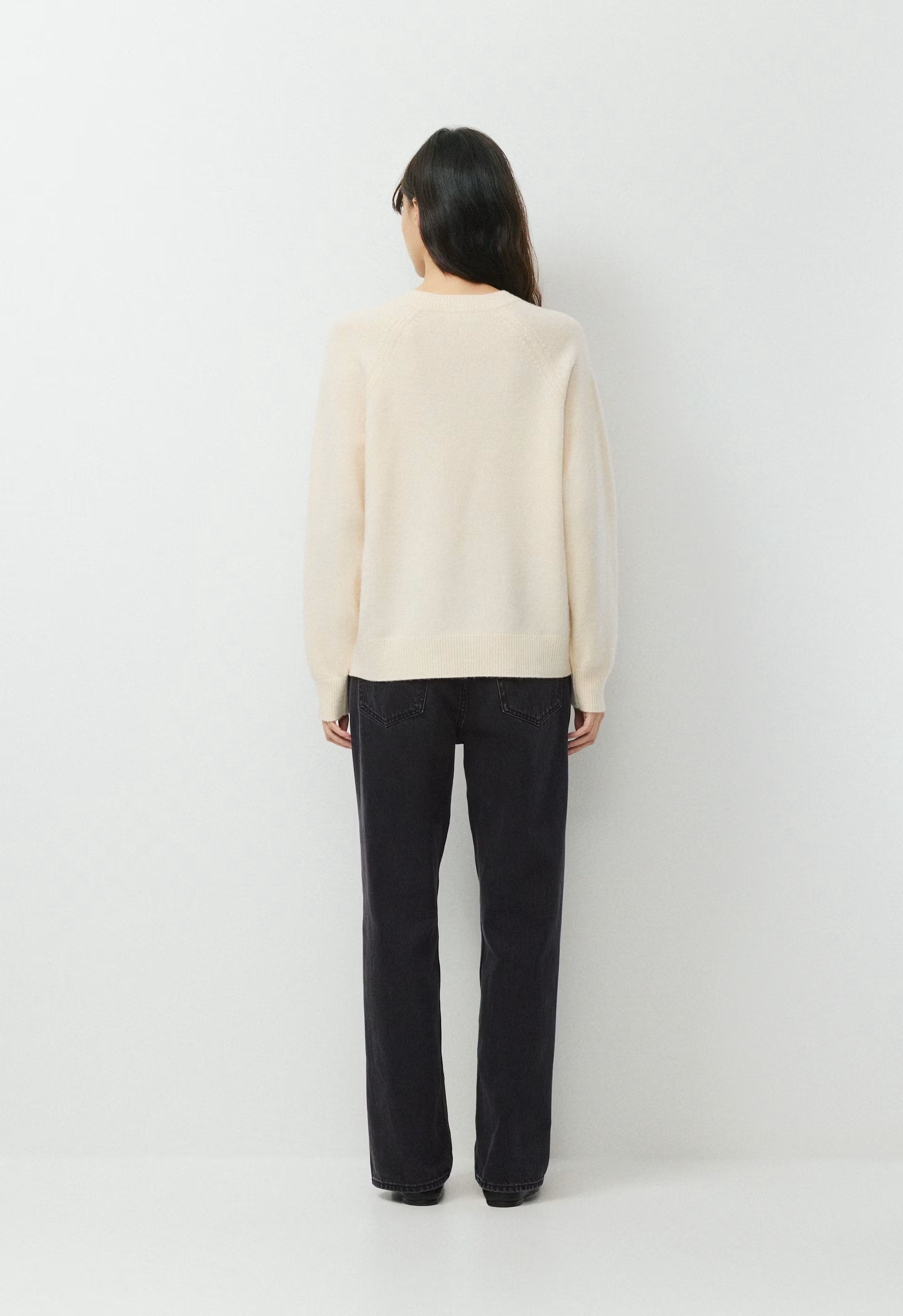 Essential Wool Cashmere Isabelle Sweater - SEASIDE CREAM