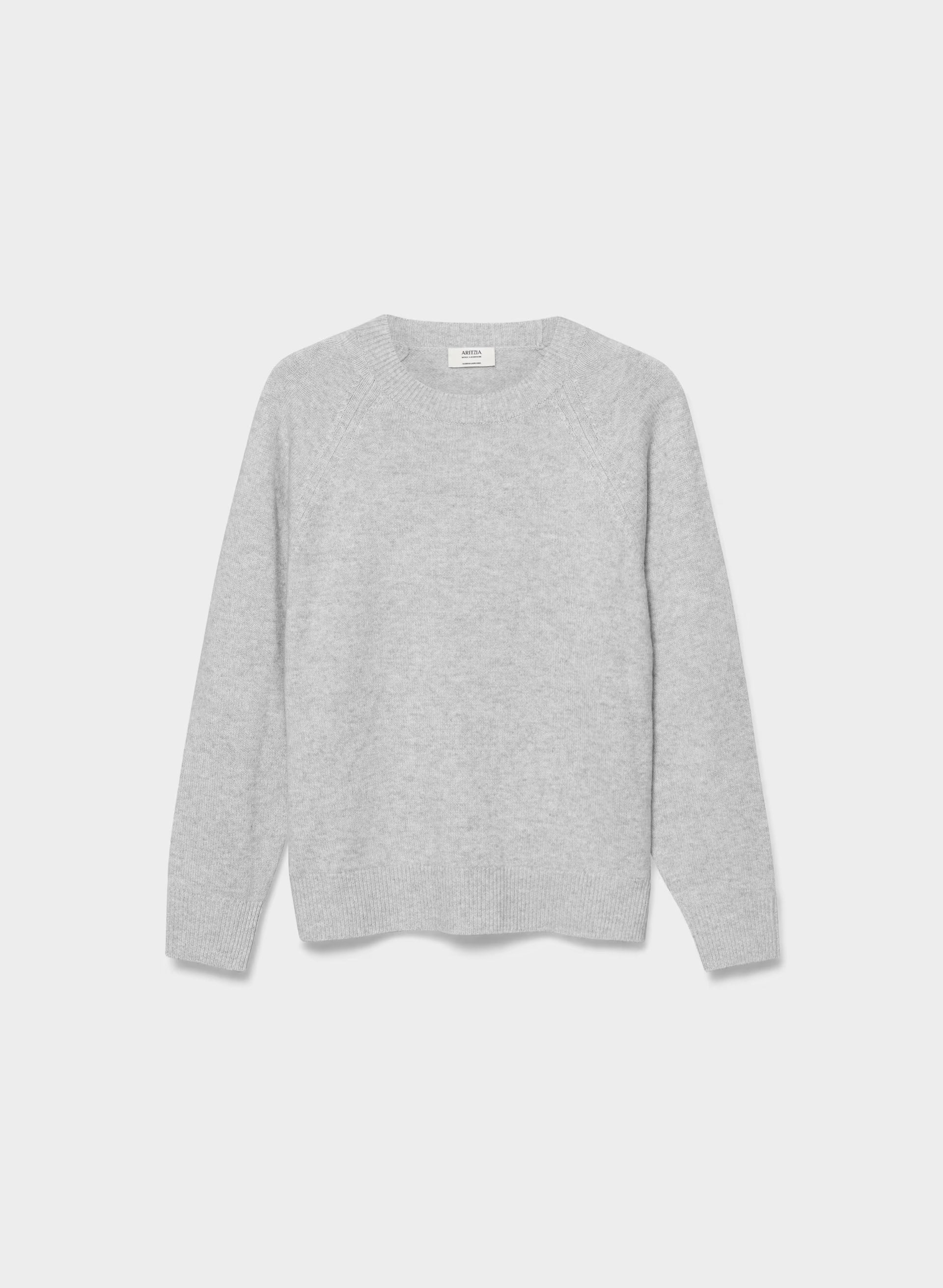 Essential Wool Cashmere Isabelle Sweater - HEATHER CHROME