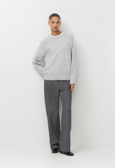 Essential Wool Cashmere Isabelle Sweater - HEATHER CHROME