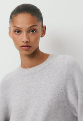 Essential Wool Cashmere Isabelle Sweater - HEATHER CHROME