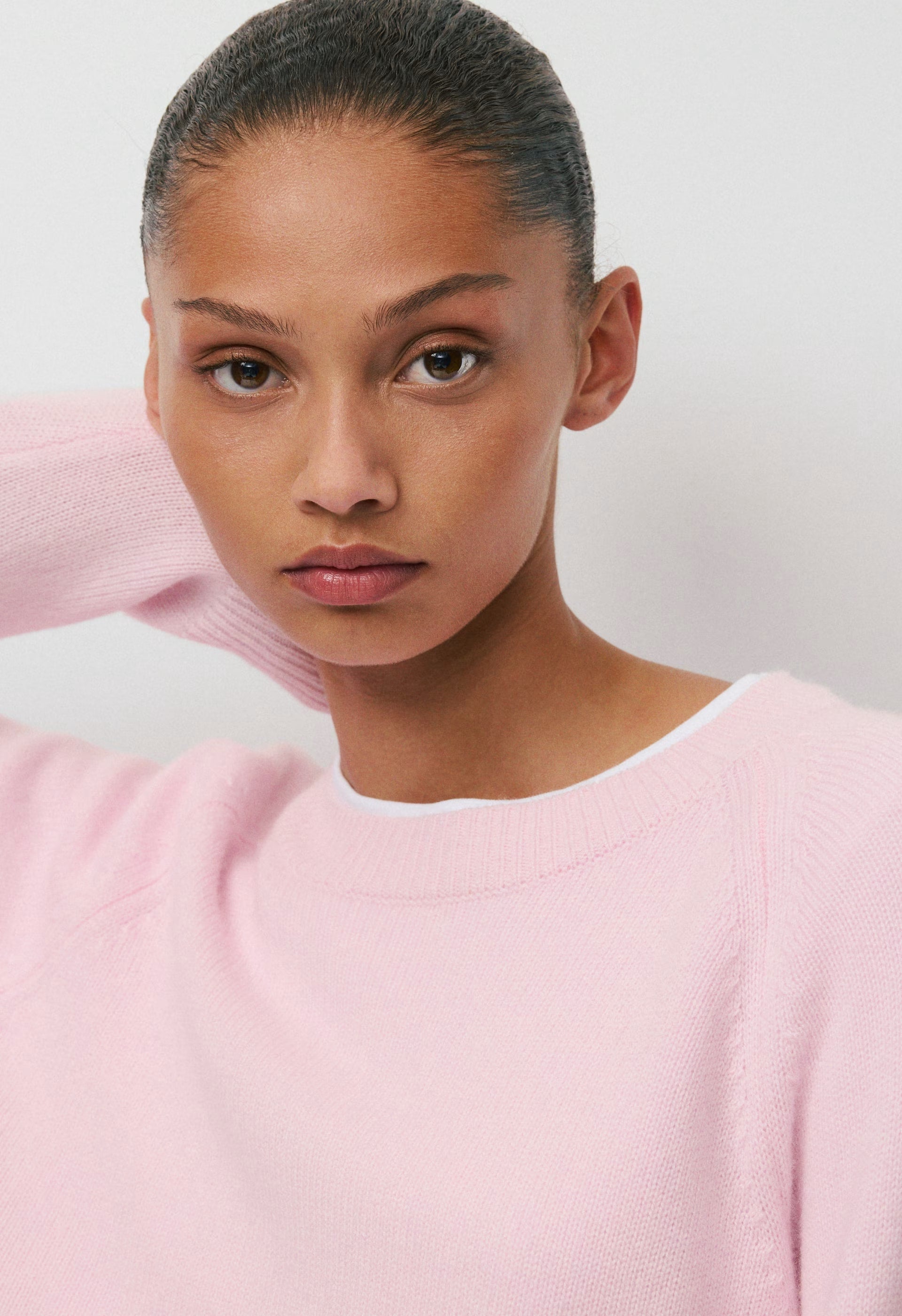 Essential Wool Cashmere Isabelle Sweater - MAGNOLIA