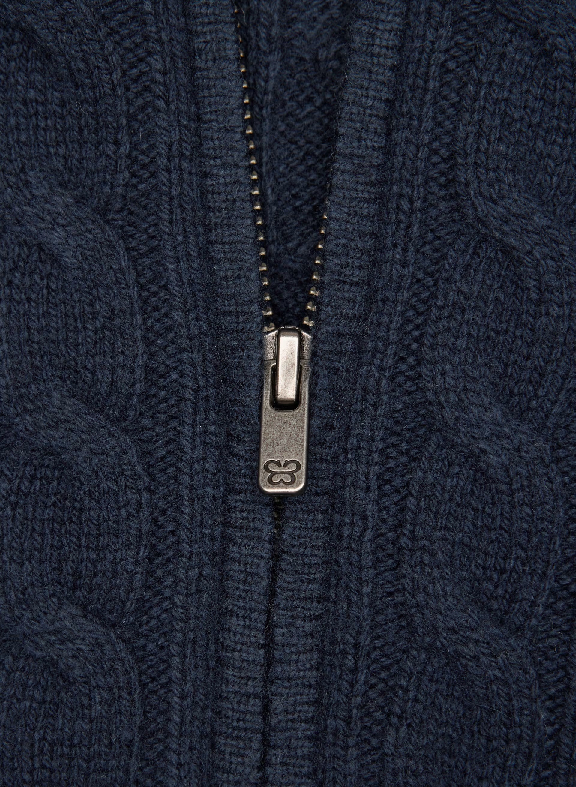 Octavia Zip Hoodie - ADL NAVY/WHSPR WHITE
