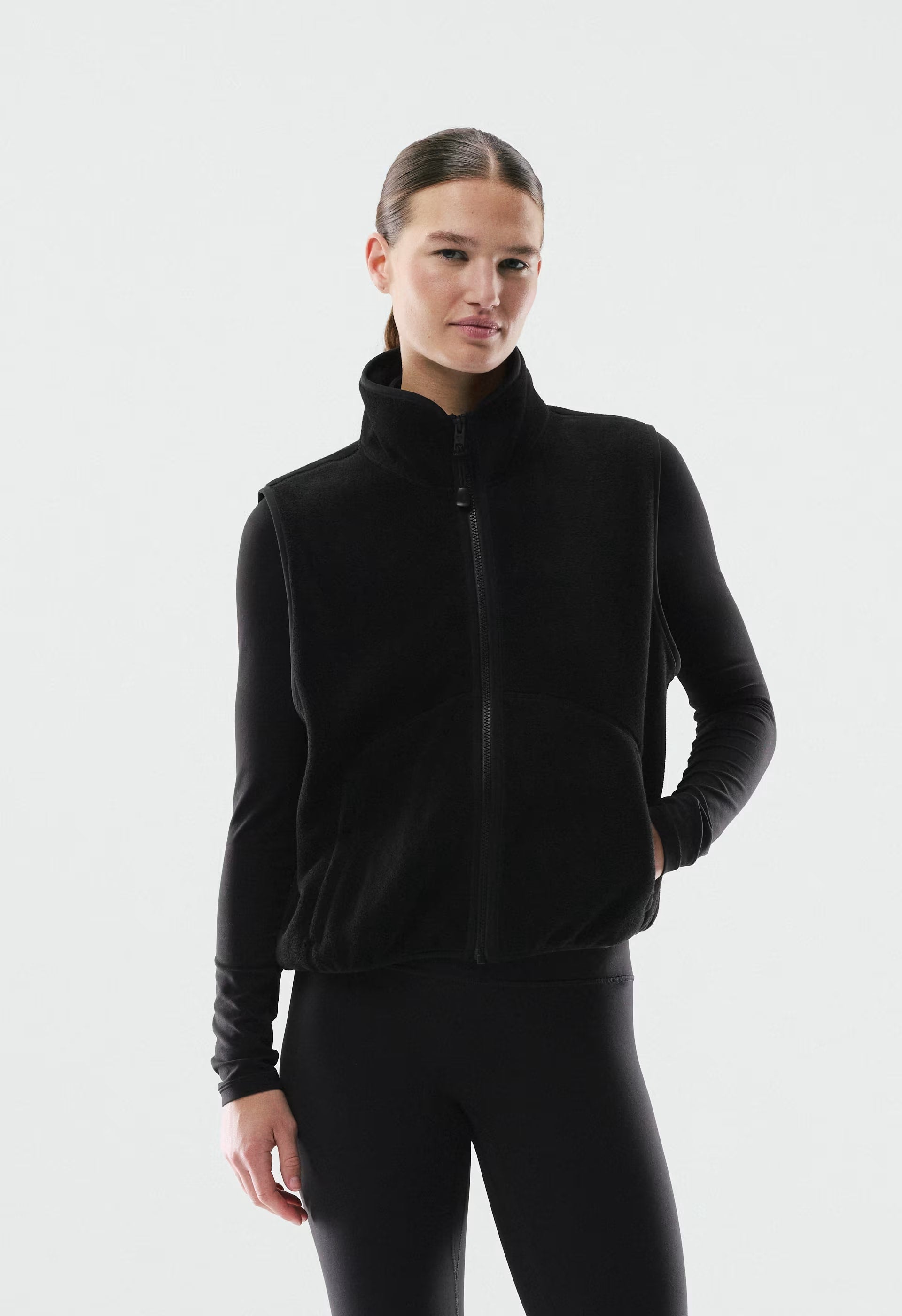 Terrain Vest - Bigfoot Fleece - BLACK