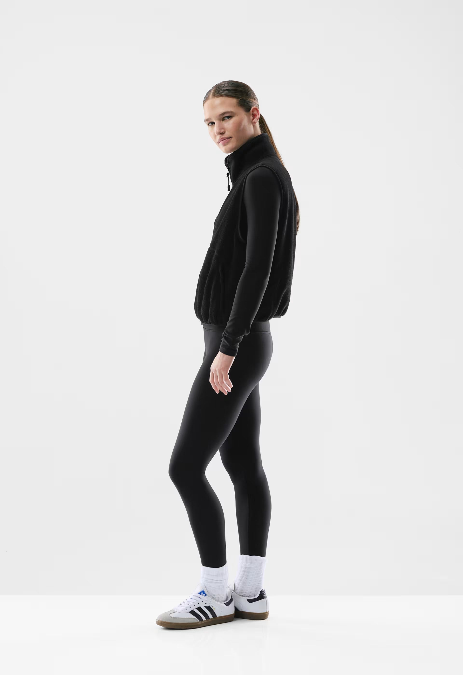 Terrain Vest - Bigfoot Fleece - BLACK