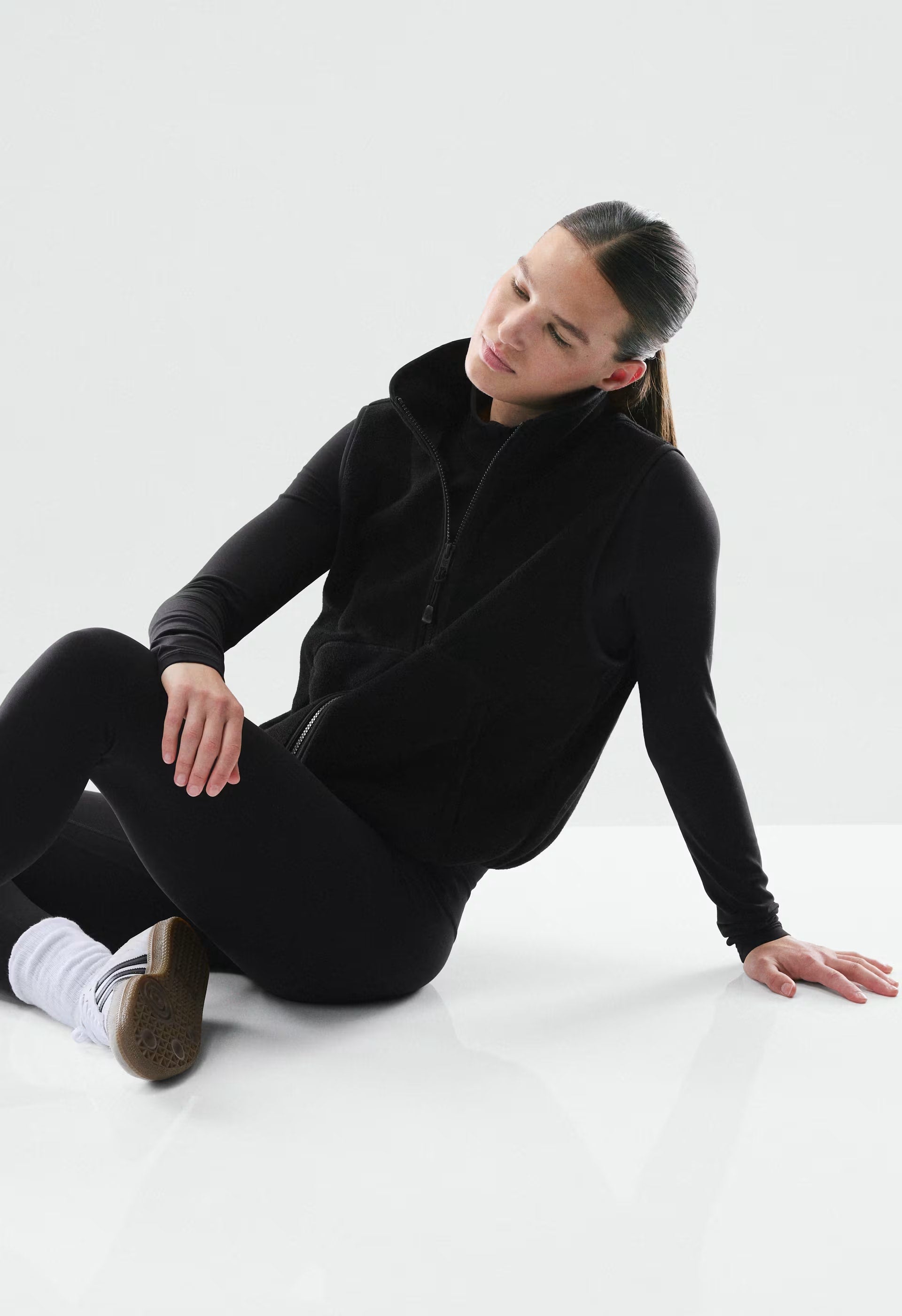 Terrain Vest - Bigfoot Fleece - BLACK