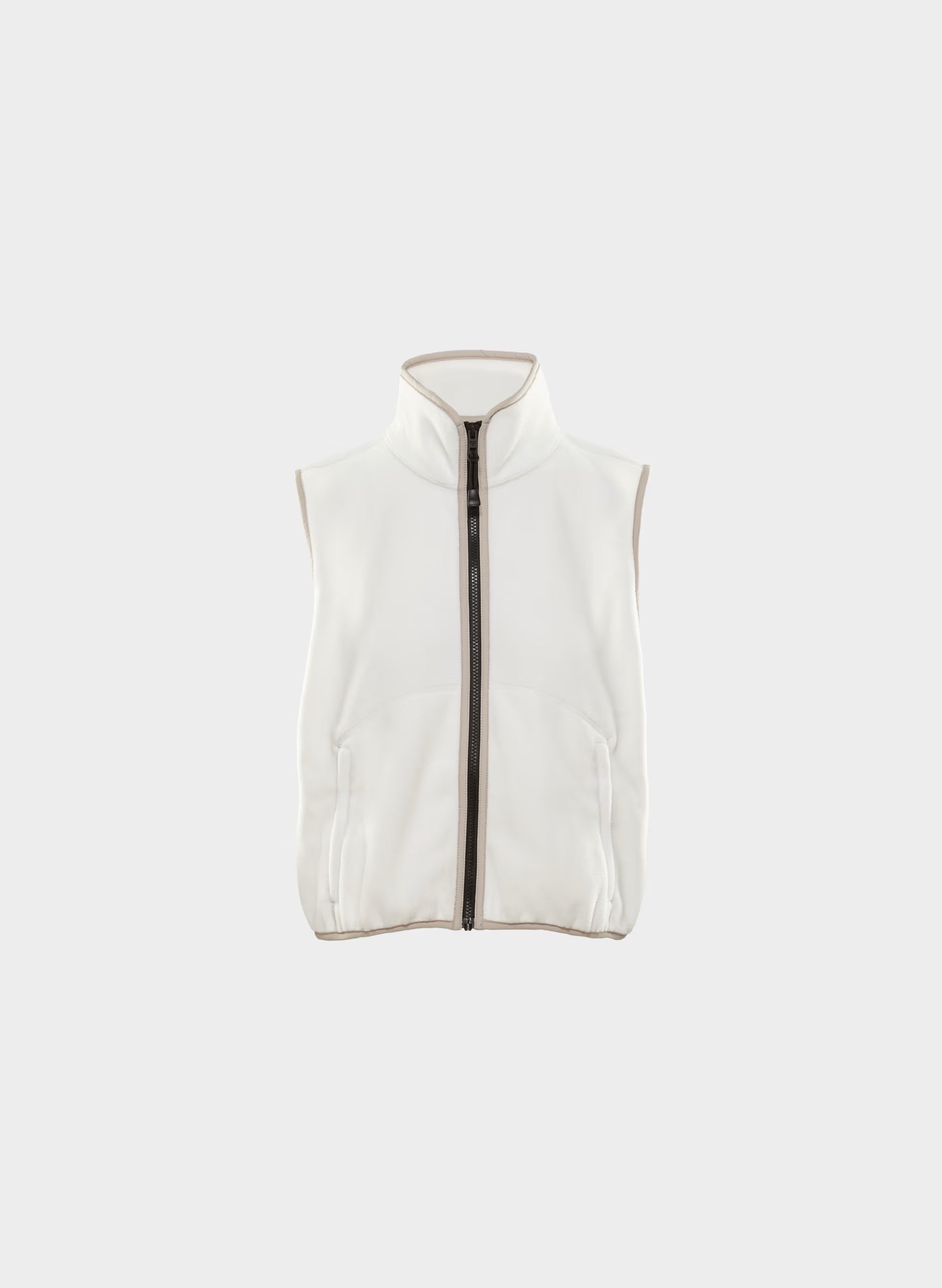 Terrain Vest - Bigfoot Fleece - COLD FOAM WHITE