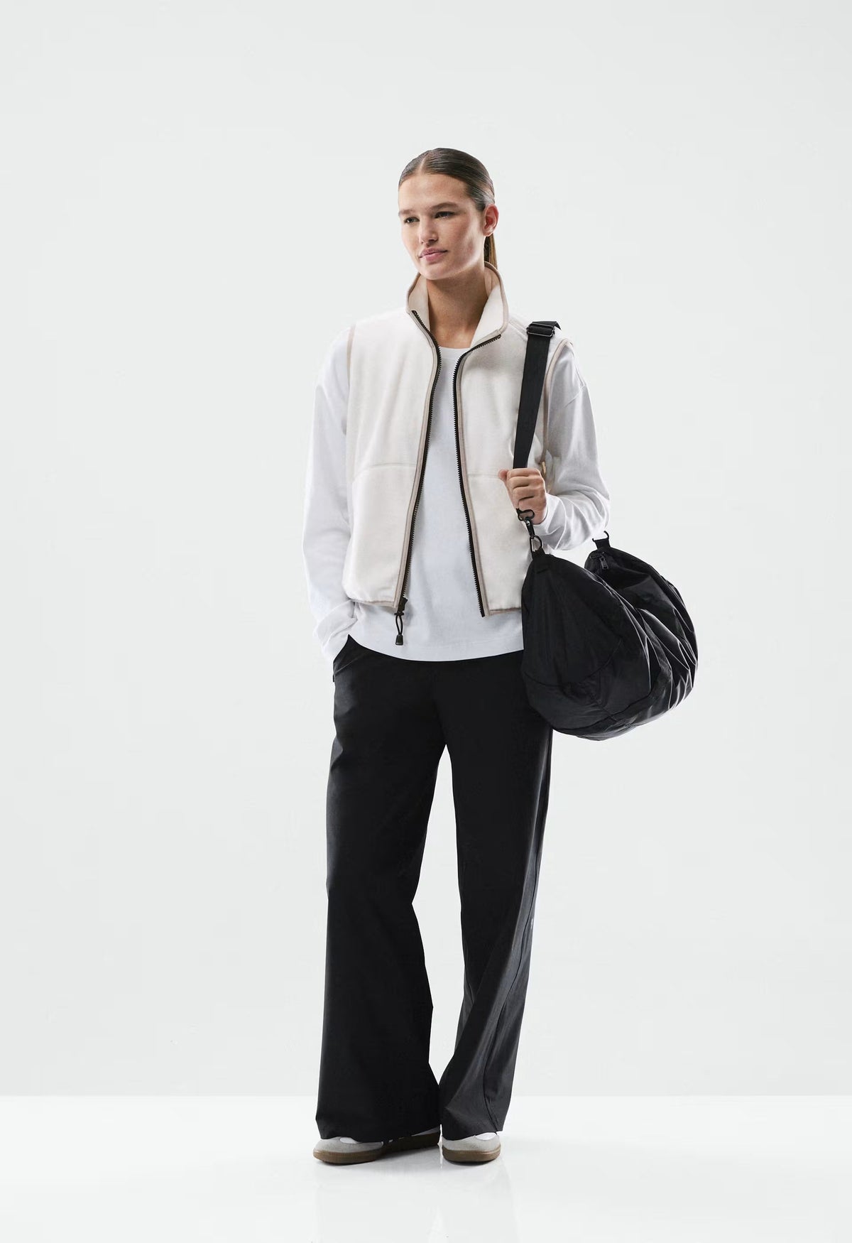 Terrain Vest - Bigfoot Fleece - COLD FOAM WHITE