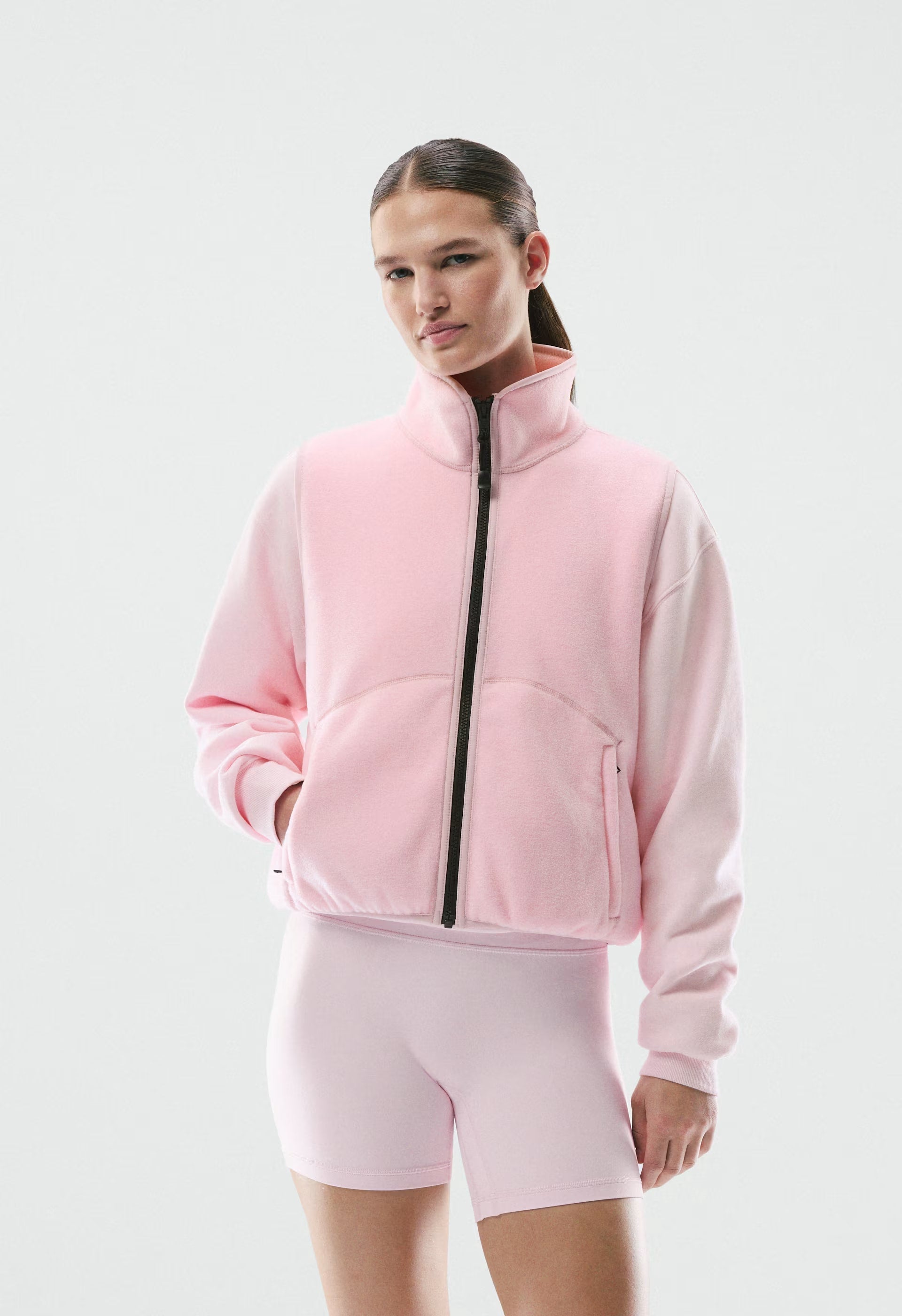 Terrain Vest - Bigfoot Fleece - MAGNOLIA