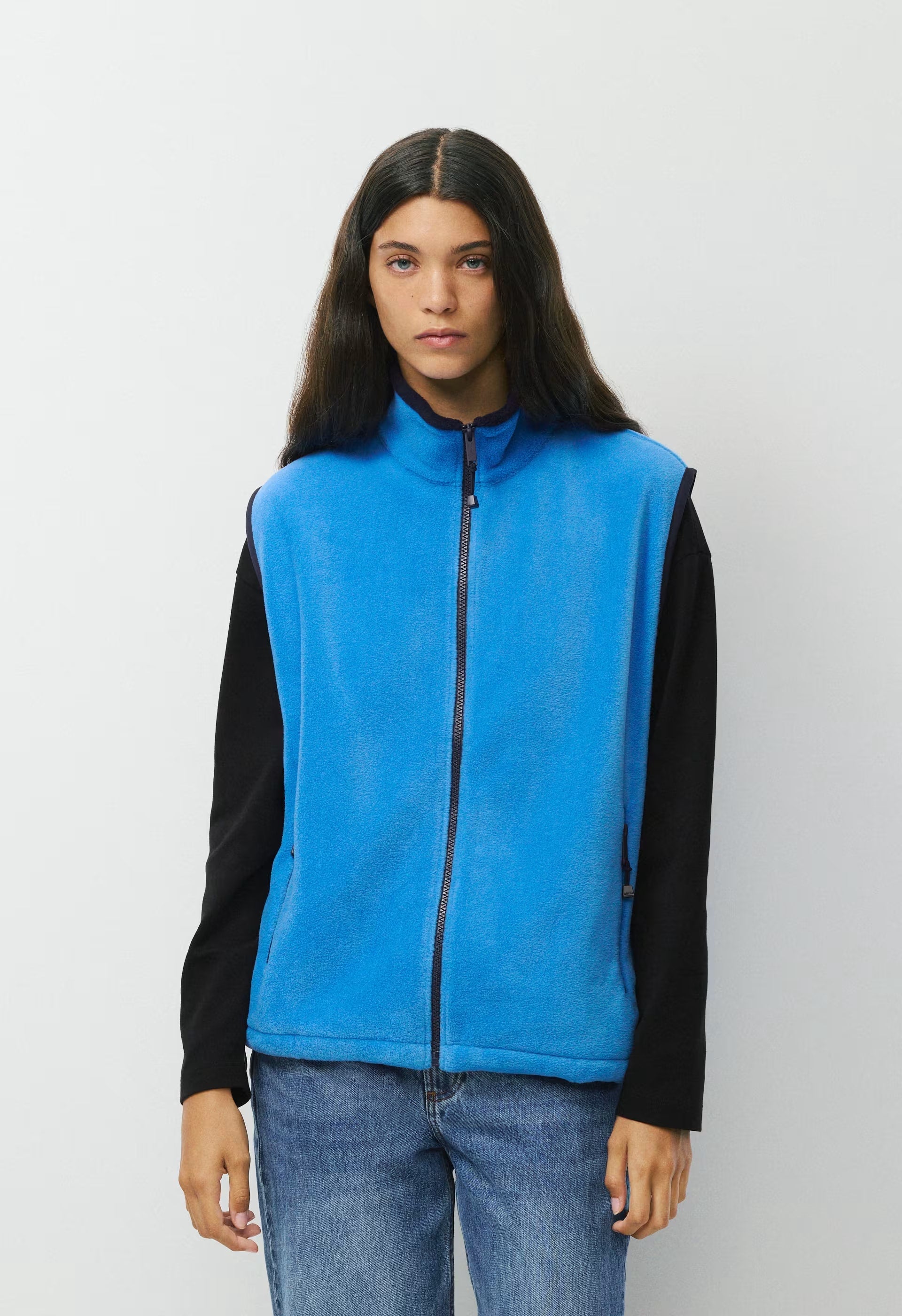 Riverbend Vest - Bigfoot Fleece - LAZULI BLUE