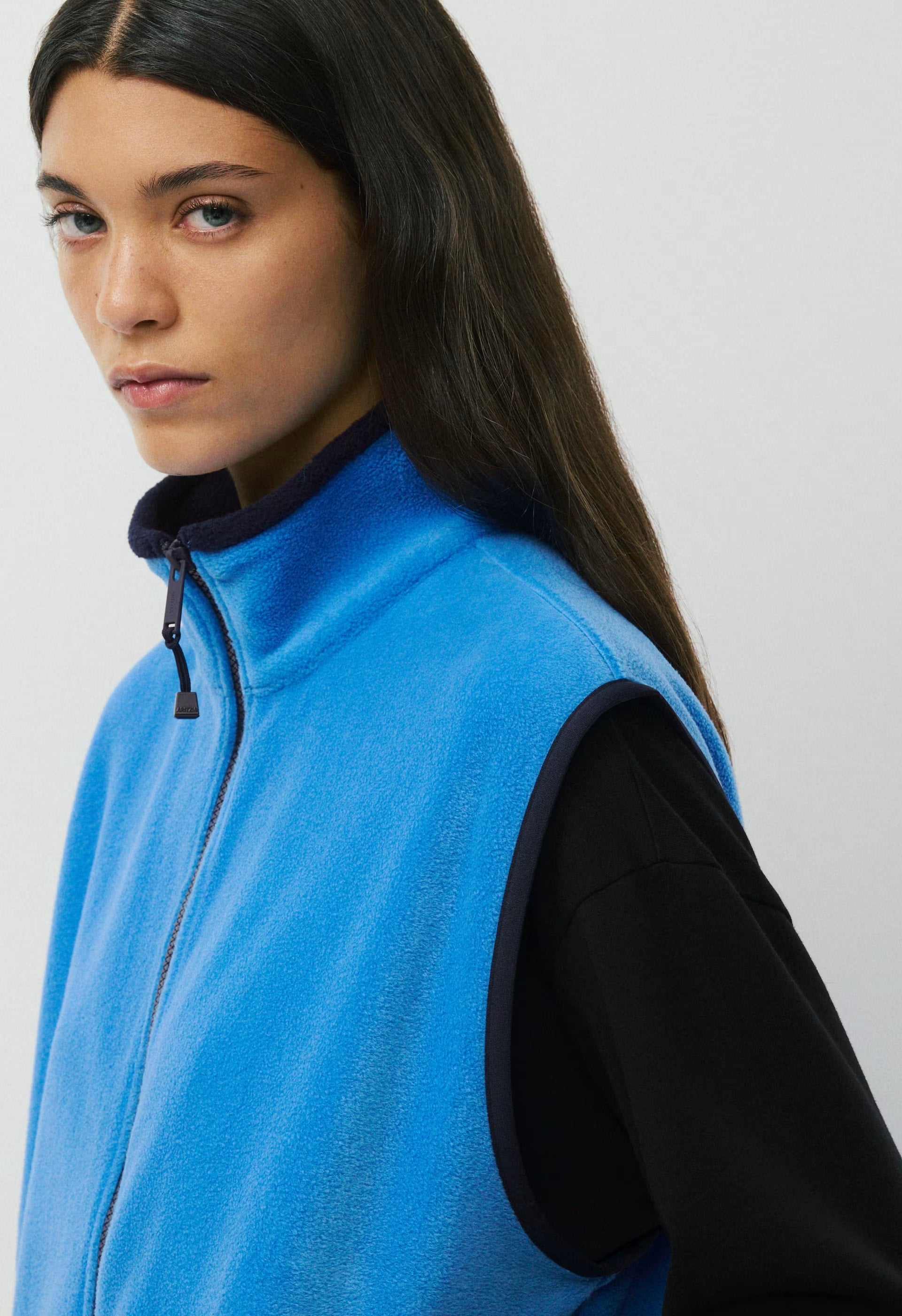 Riverbend Vest - Bigfoot Fleece - LAZULI BLUE