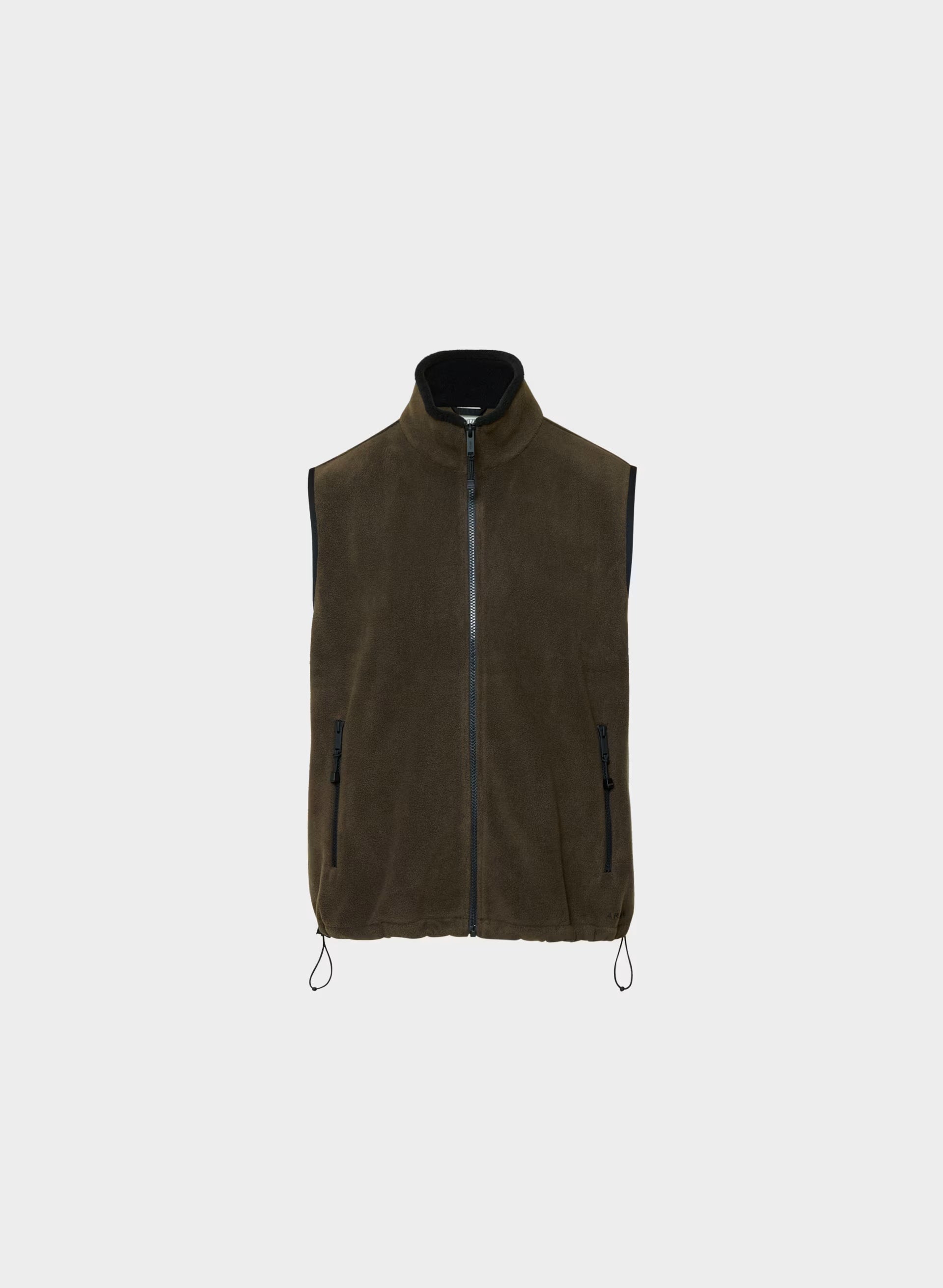 Riverbend Vest - Bigfoot Fleece - CACAO NIB BROWN