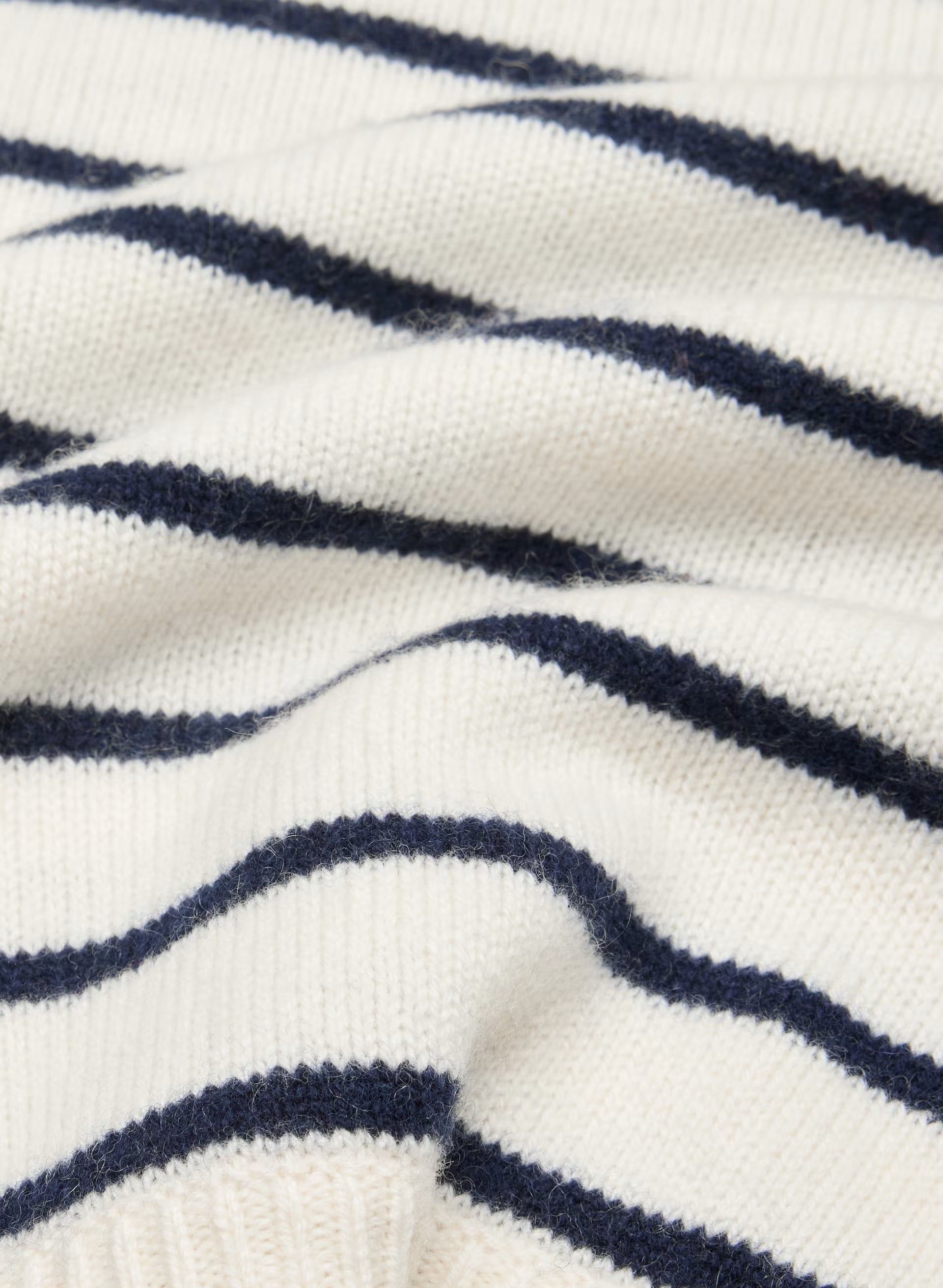 Essential Wool Cashmere Gable Sweater - LGHT BRCH/ADML NVY