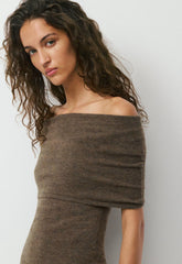 SoftSpoke™ Wynd Top - HEATHER DARK CHOCOLATE