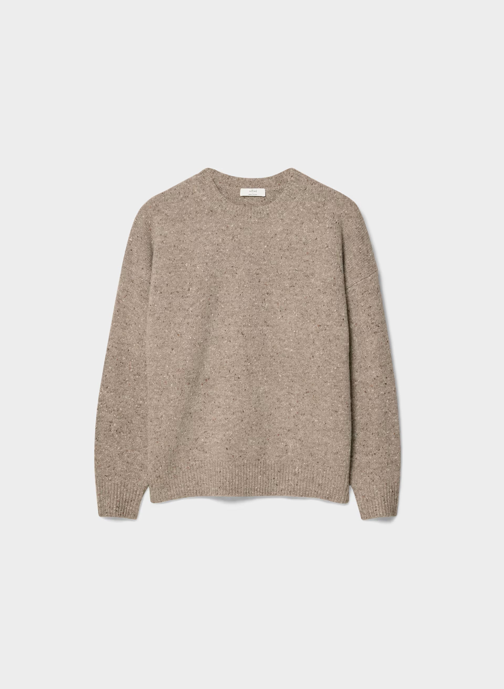 Stratford Sweater - SPECKLED NOMAD TAUPE