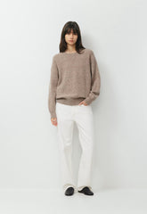 Stratford Sweater - SPECKLED NOMAD TAUPE