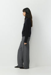 Essential Cashmere Metaphor Sweater - BLACK