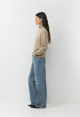 Essential Cashmere Metaphor Sweater - HEATHER NOMAD TAUPE