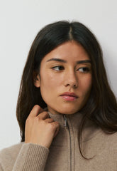 Essential Cashmere Metaphor Sweater - HEATHER NOMAD TAUPE