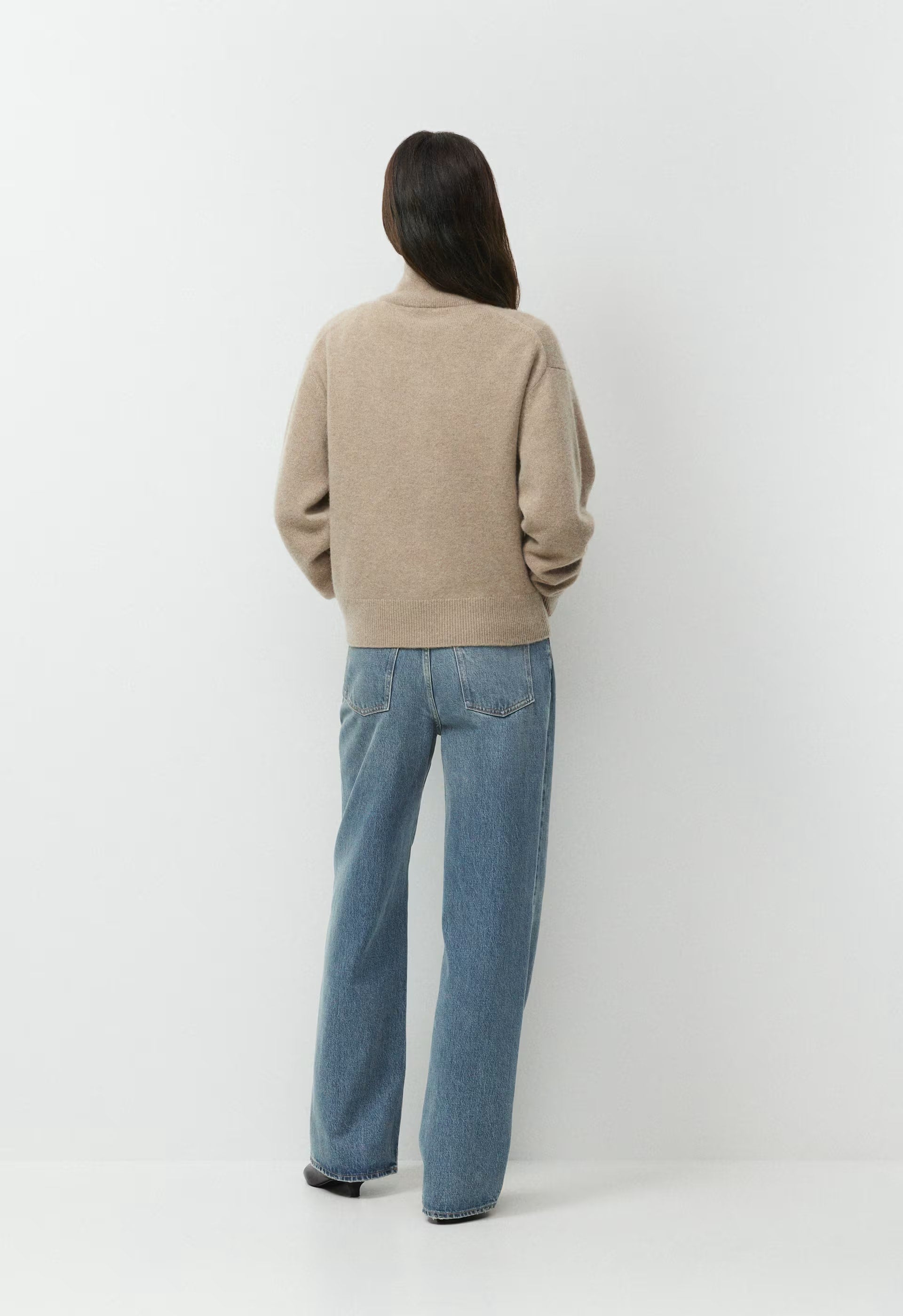Essential Cashmere Metaphor Sweater - HEATHER NOMAD TAUPE