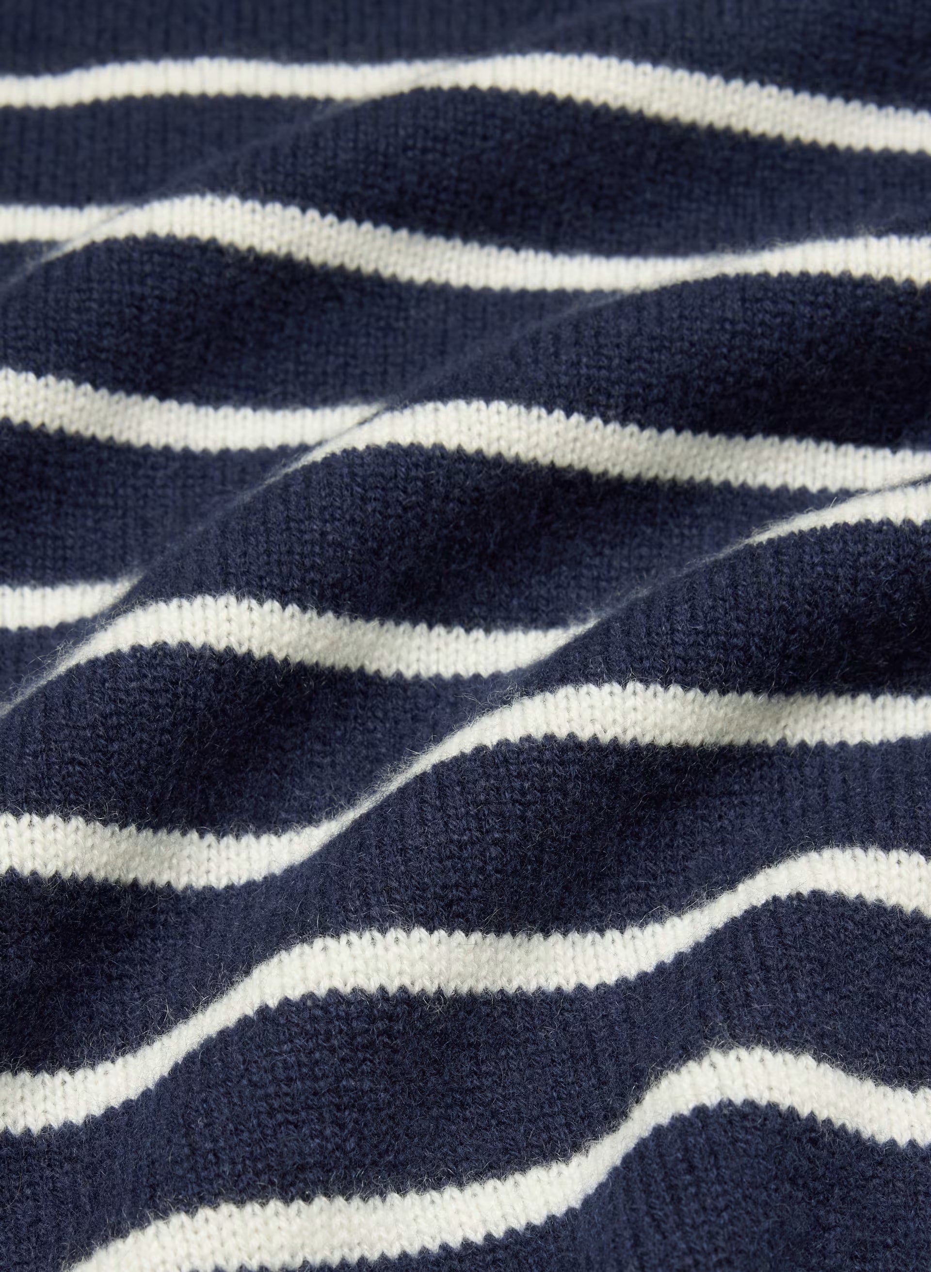 Essential Cashmere Nuance Sweater - ADMIRAL NVY/LT BIRCH