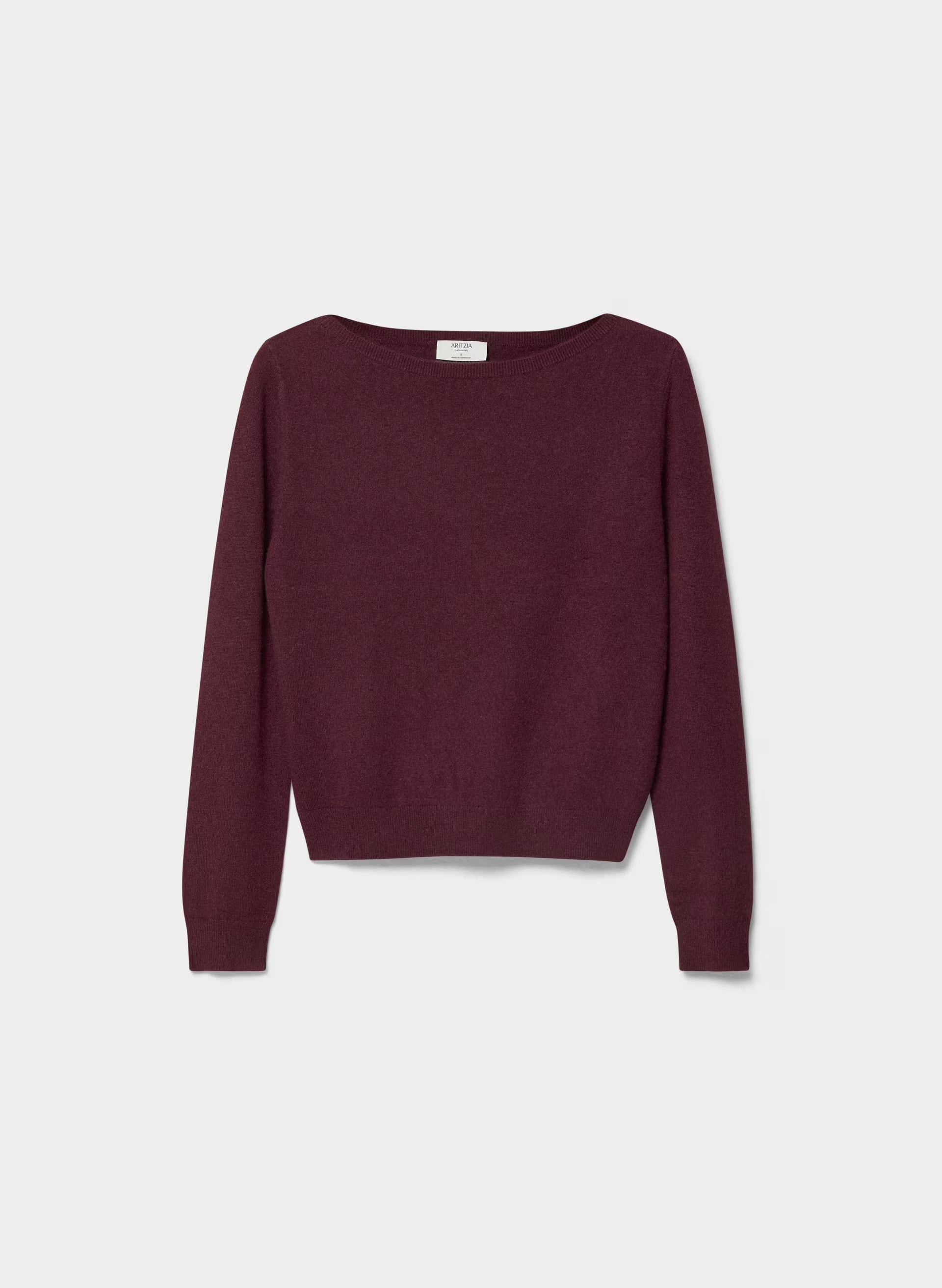 Bare Cashmere Magnific Sweater - GALA PLUM