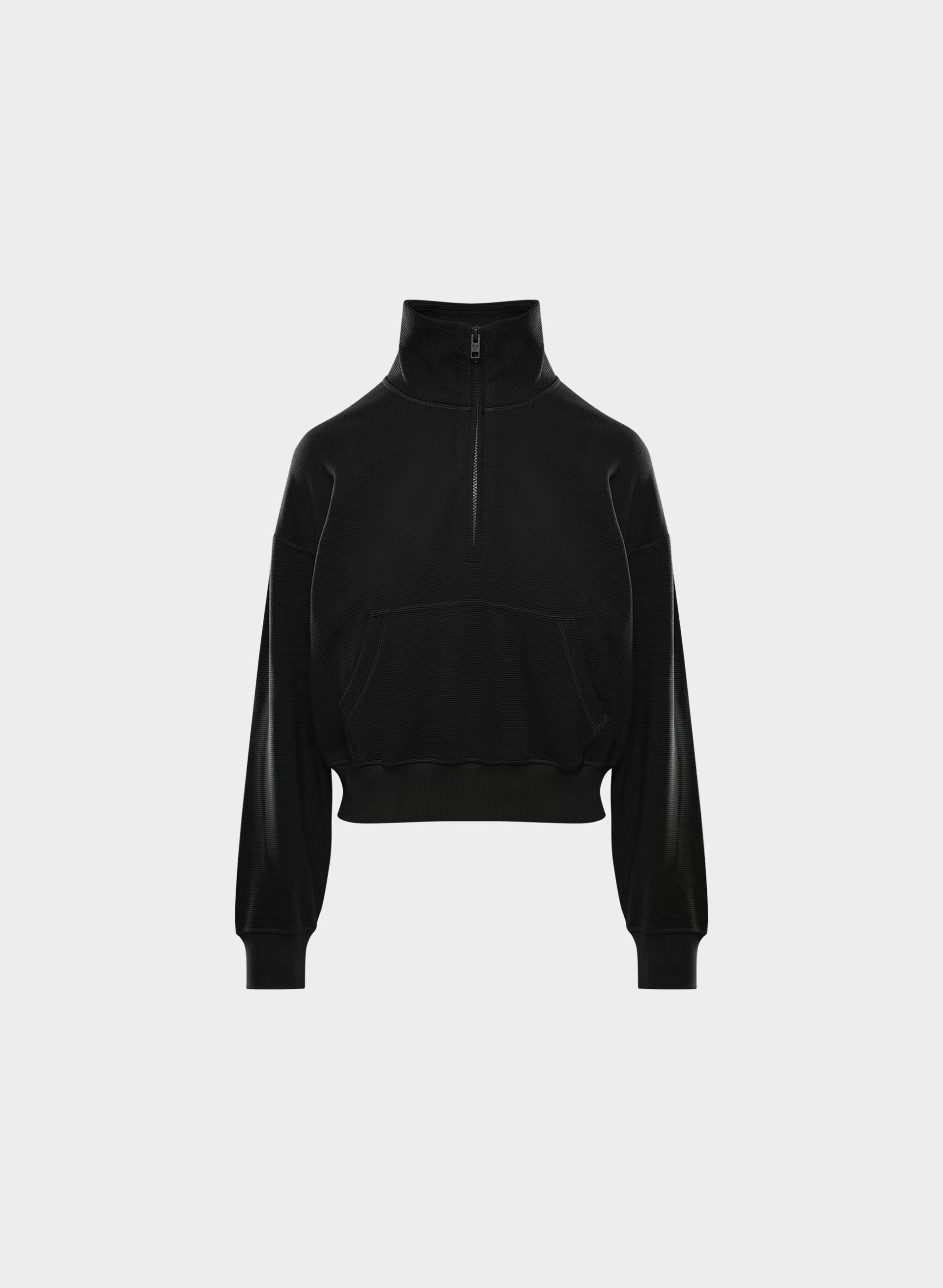 Wafflex Karma Sweater - BLACK