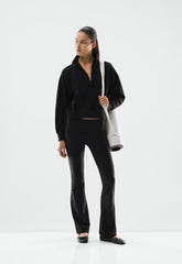 Wafflex Karma Sweater - BLACK