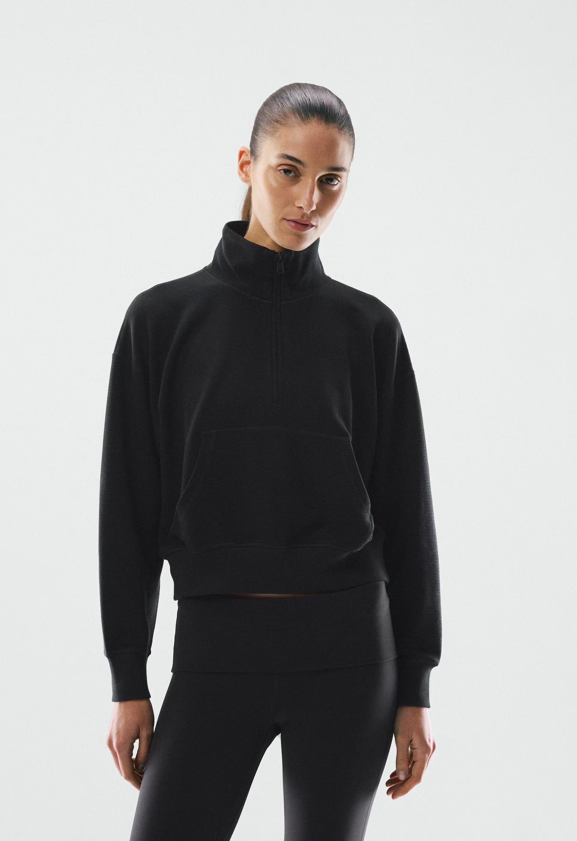 Wafflex Karma Sweater - BLACK