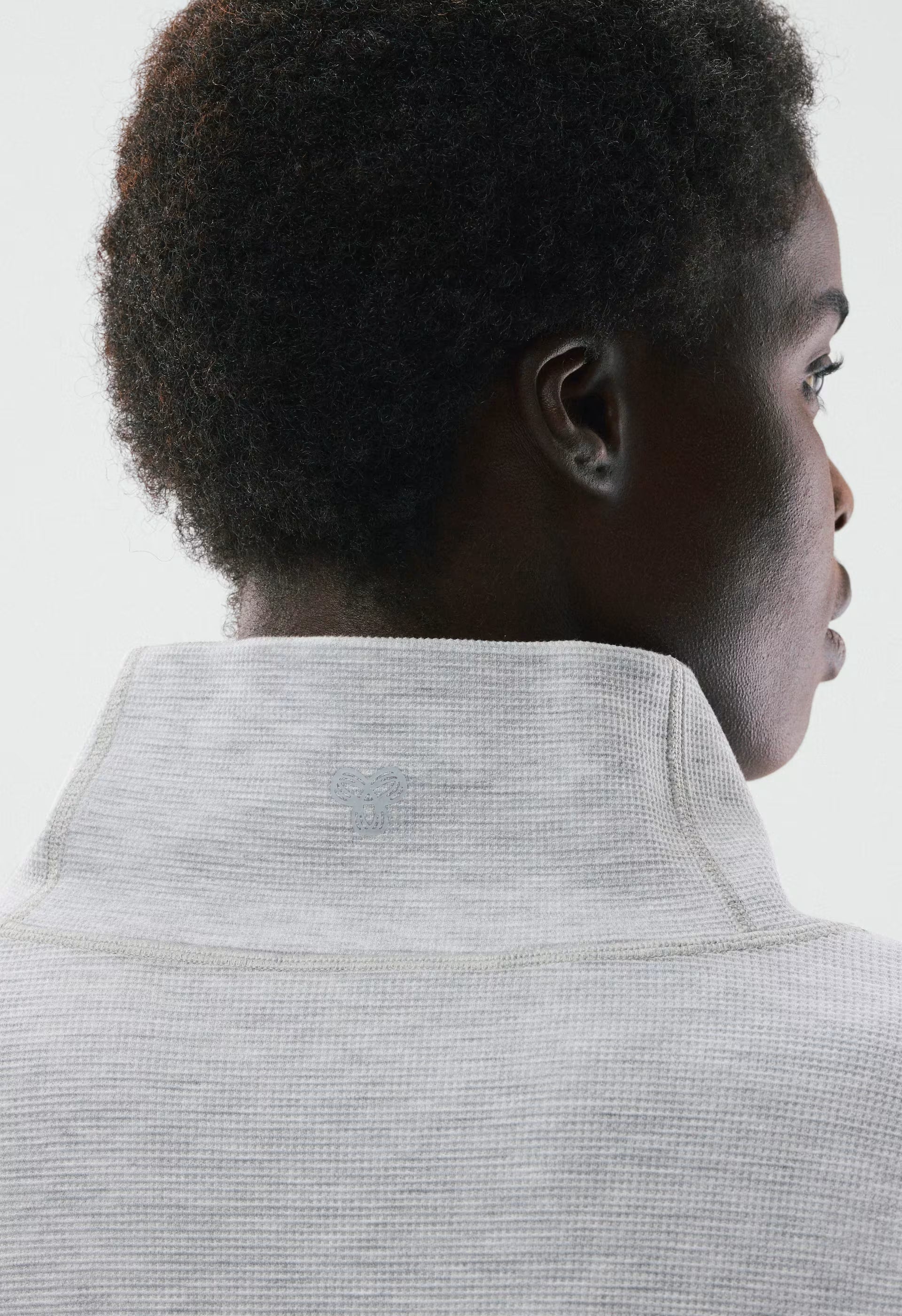 Wafflex Recuperate Funnel Neck - HEATHER CHROME