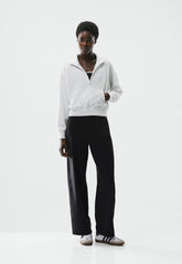 Wafflex Karma Sweater - HEATHER CLOUD WHITE
