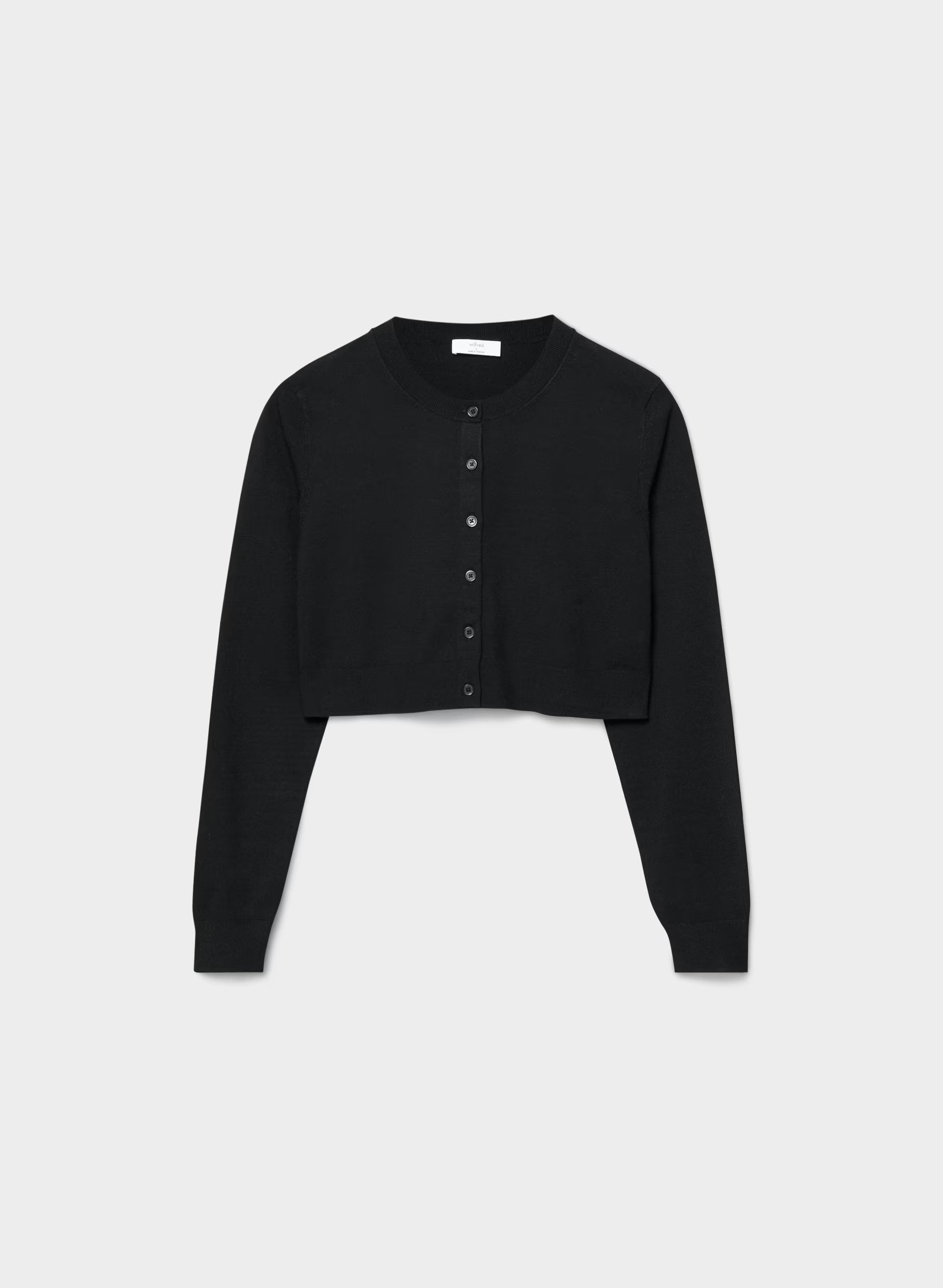 Biscuit Cardigan - Wonder Yarn - BLACK