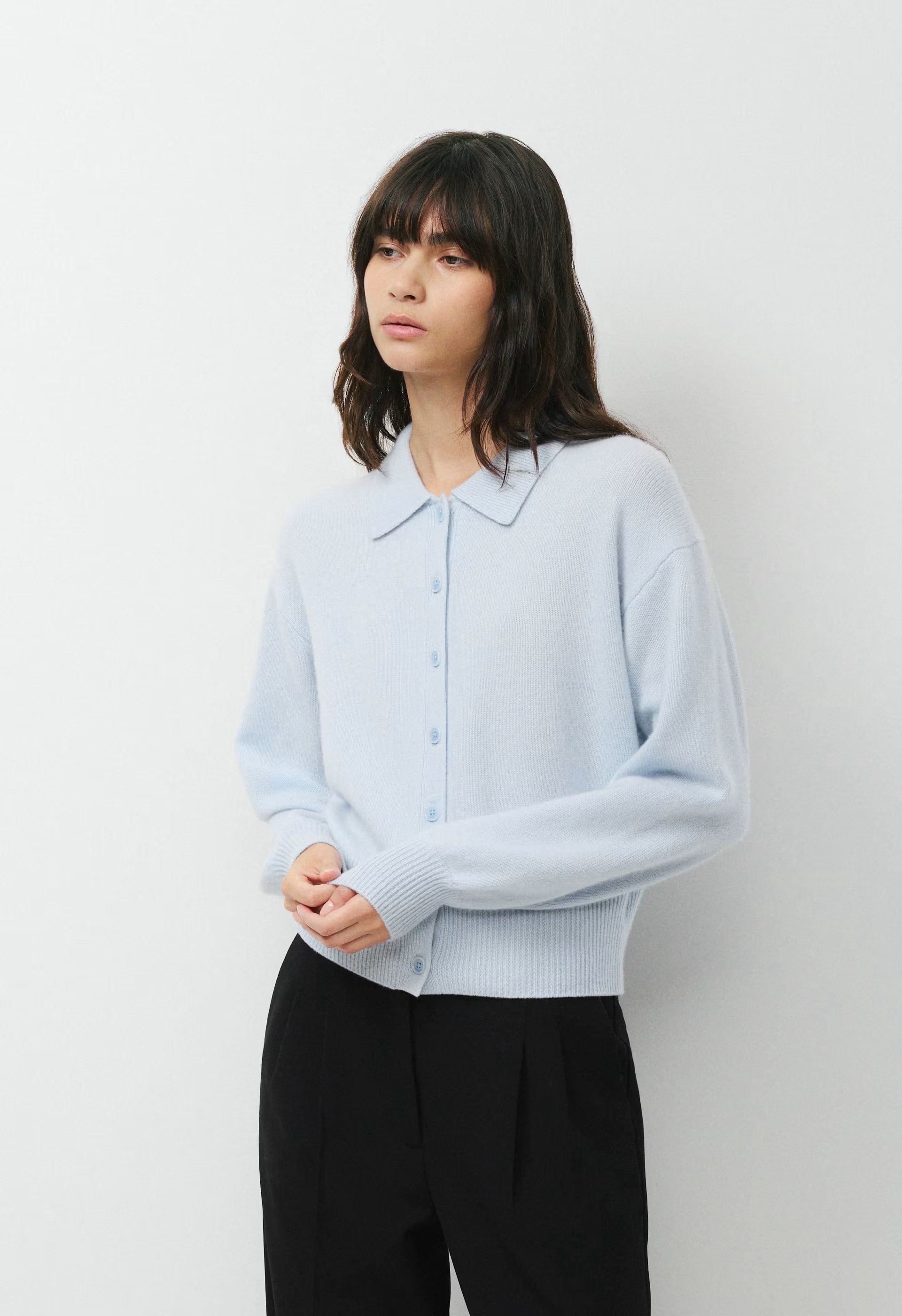 Essential Cashmere Princely Cardigan - PLEIN AIR