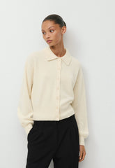 Essential Cashmere Princely Cardigan - SEASIDE CREAM
