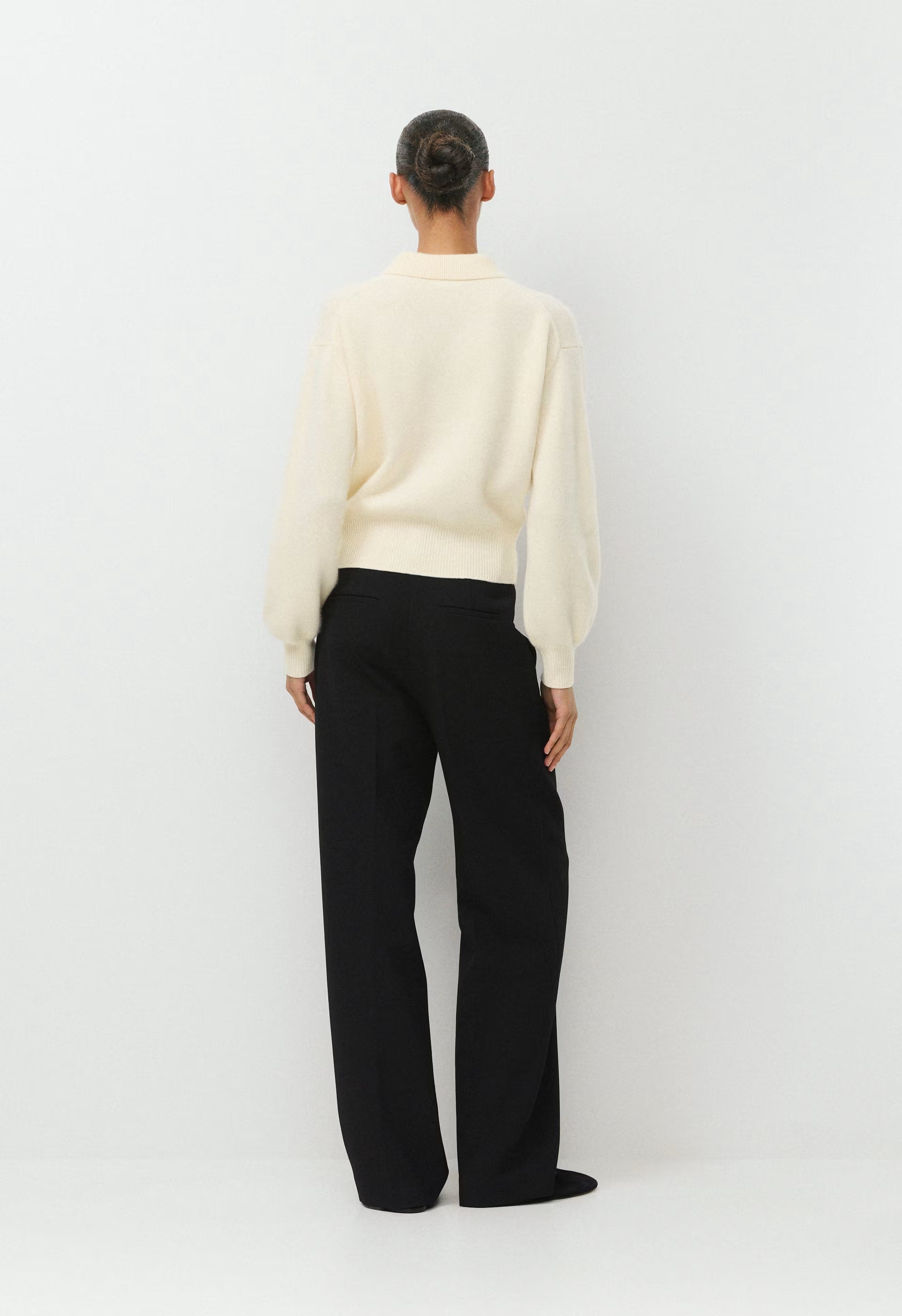 Essential Cashmere Princely Cardigan - SEASIDE CREAM