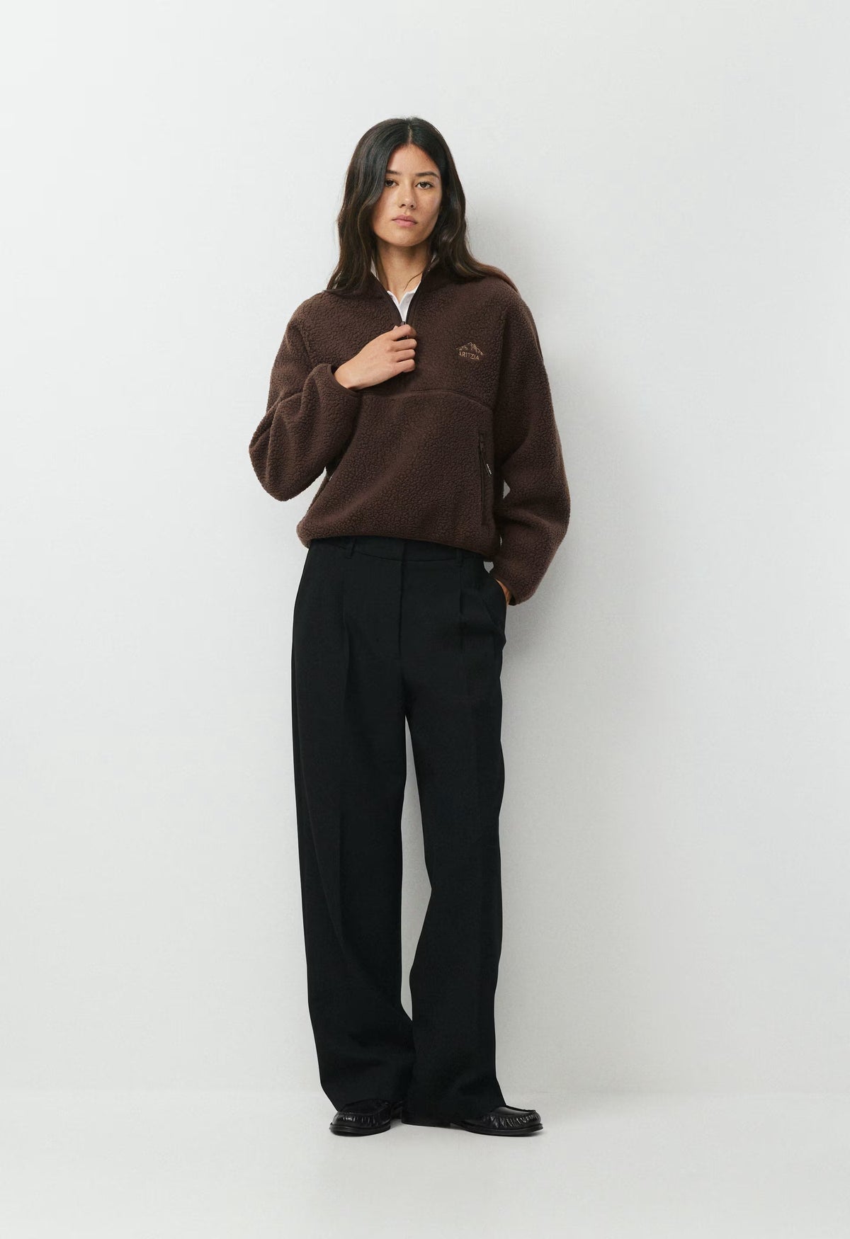 Polartec® Thermal Pro™ Highlands Mockneck - RICH MOCHA BROWN