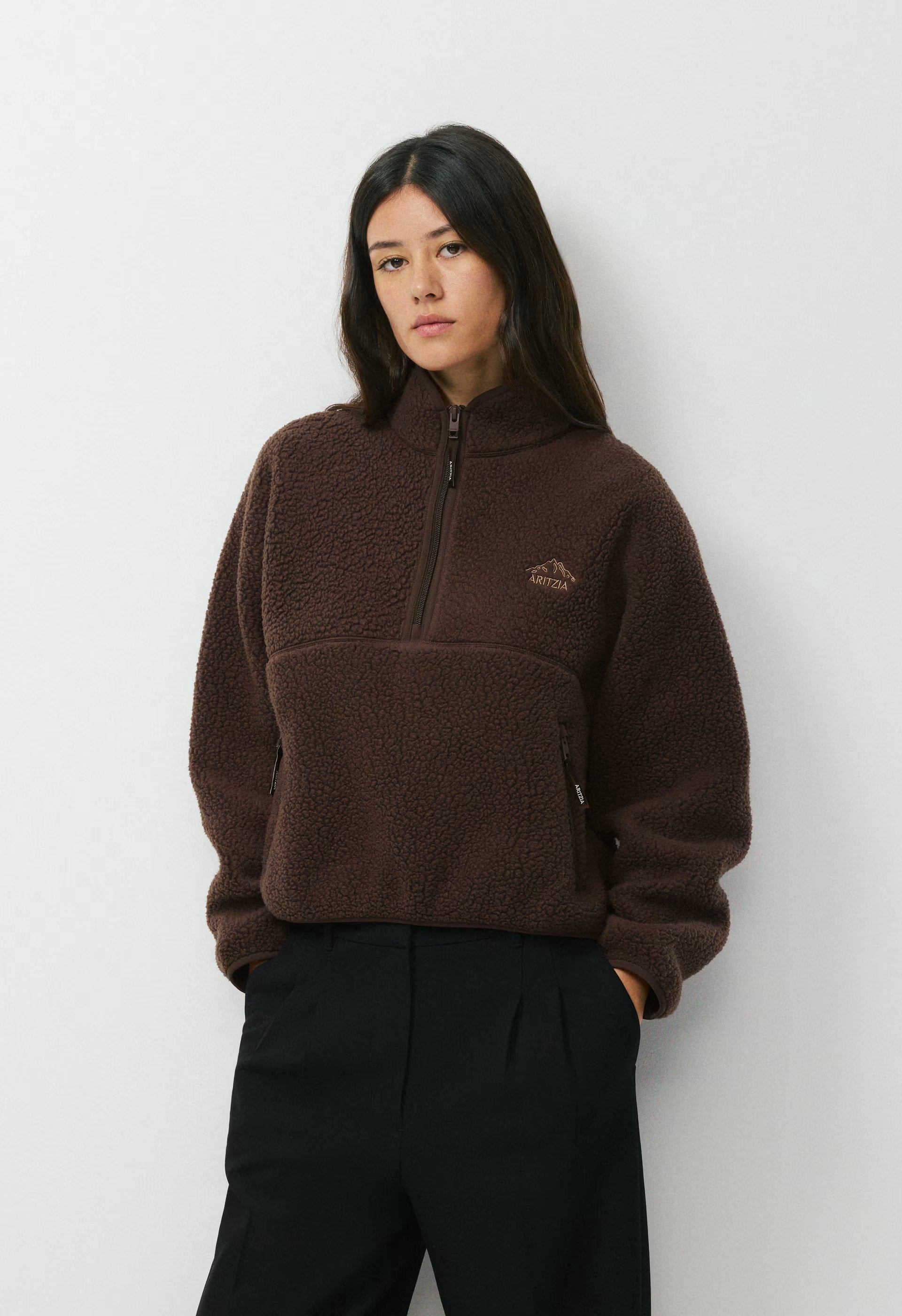 Polartec® Thermal Pro™ Highlands Mockneck - RICH MOCHA BROWN