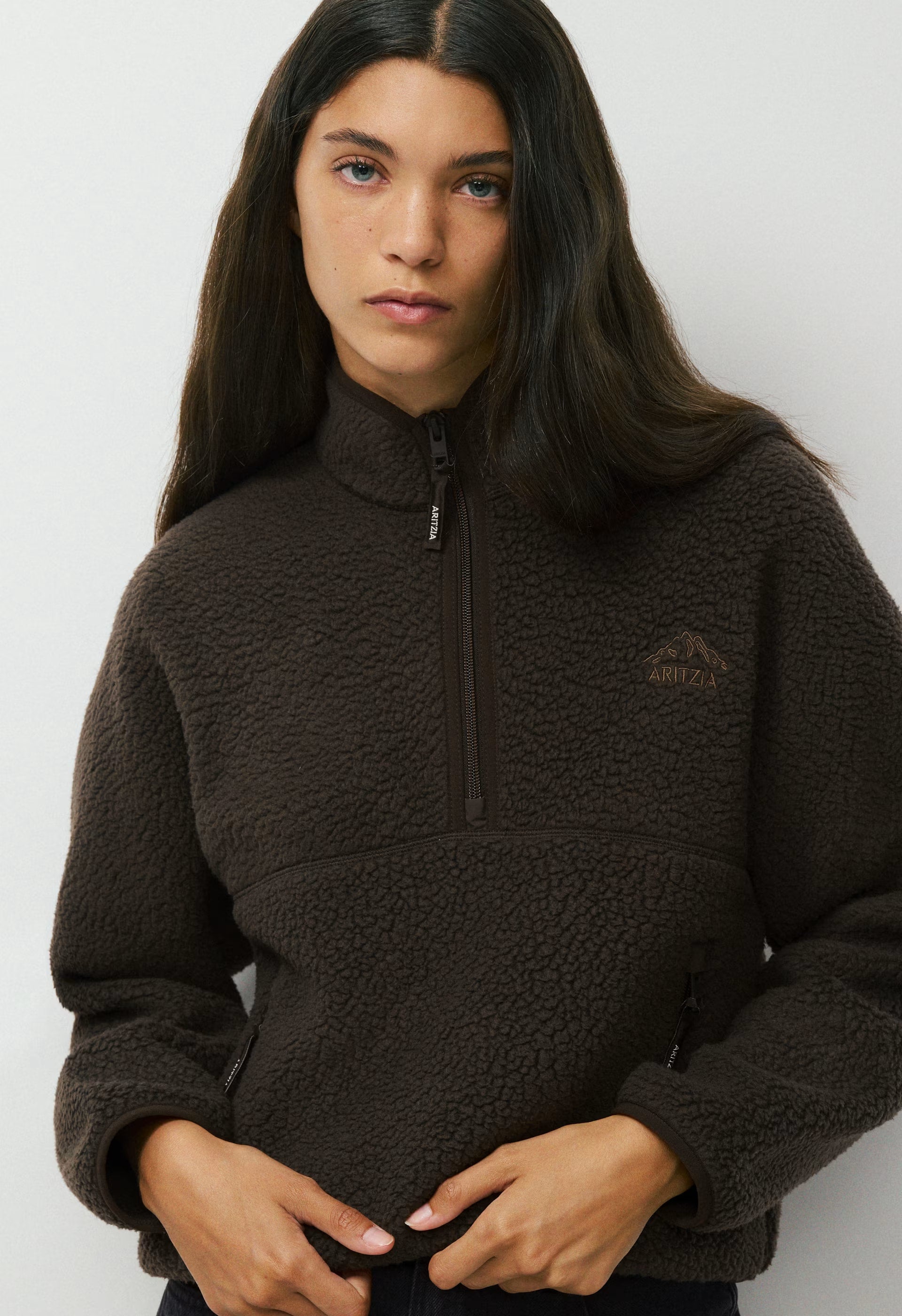 Polartec® Thermal Pro™ Highlands Mockneck - CACAO NIB BROWN