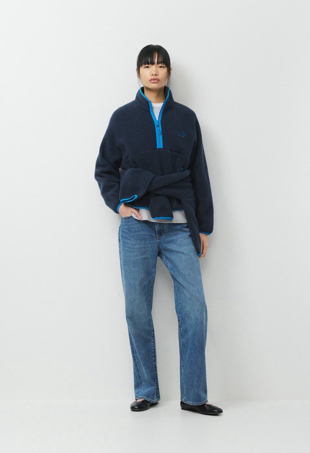 Polartec® Thermal Pro™ Highlands Mockneck - ADMIRAL/ LAZULI BLUE