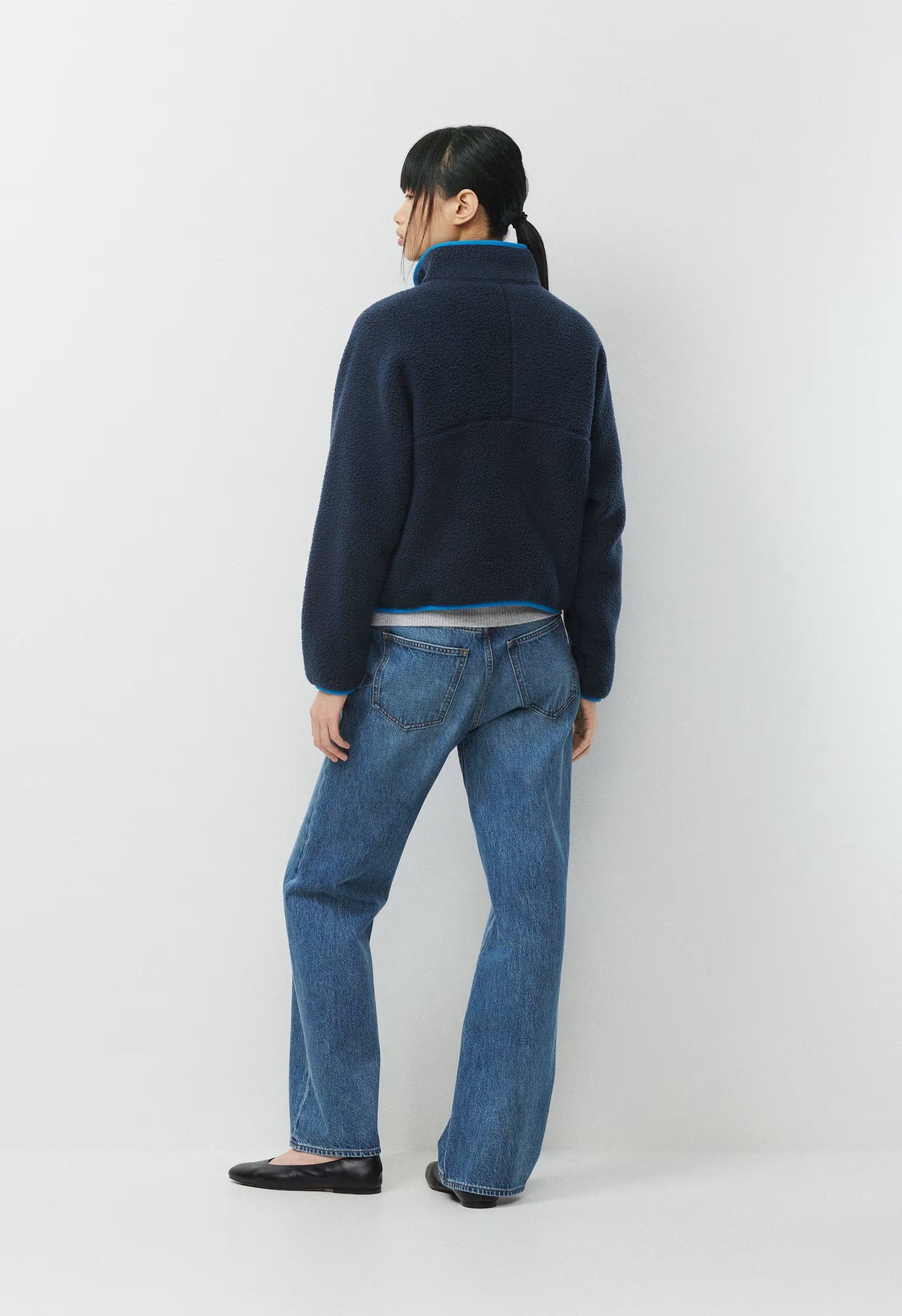 Polartec® Thermal Pro™ Highlands Mockneck - ADMIRAL/ LAZULI BLUE