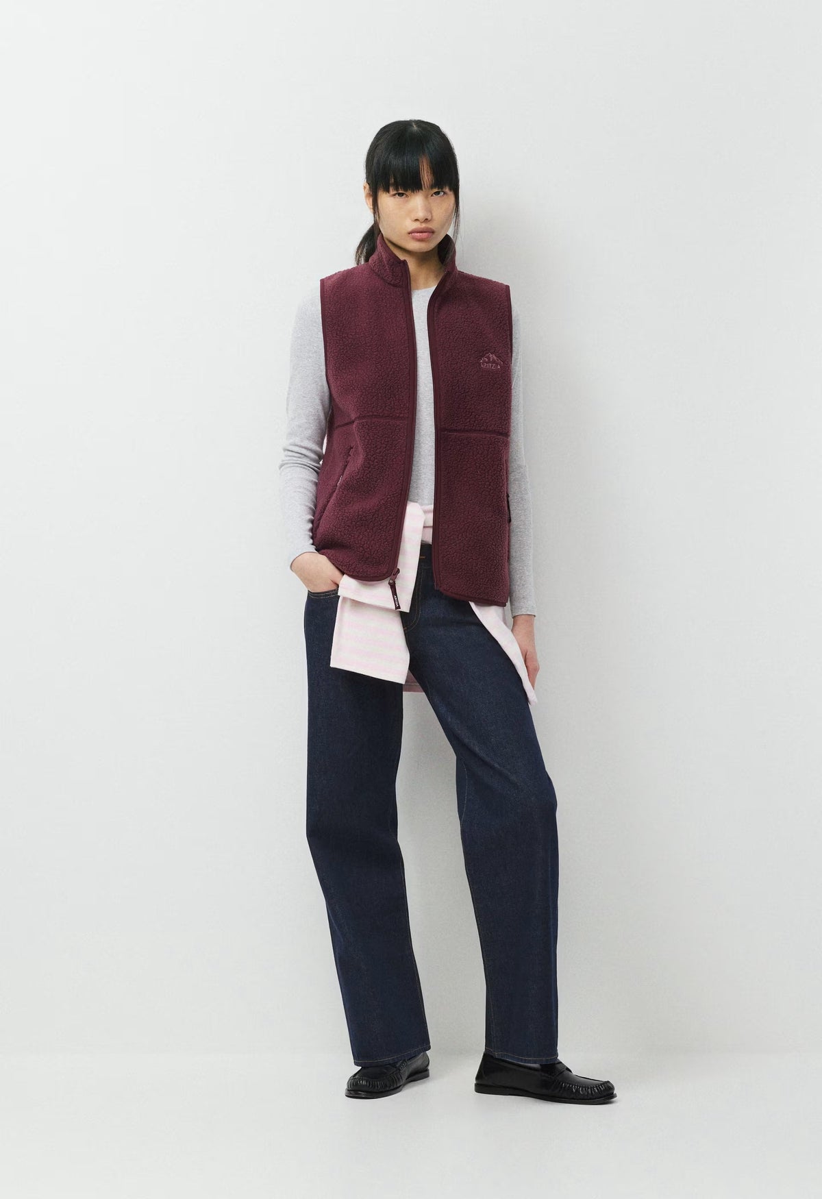 Polartec® Thermal Pro™ Ridgeline Hip Vest - GALA PLUM