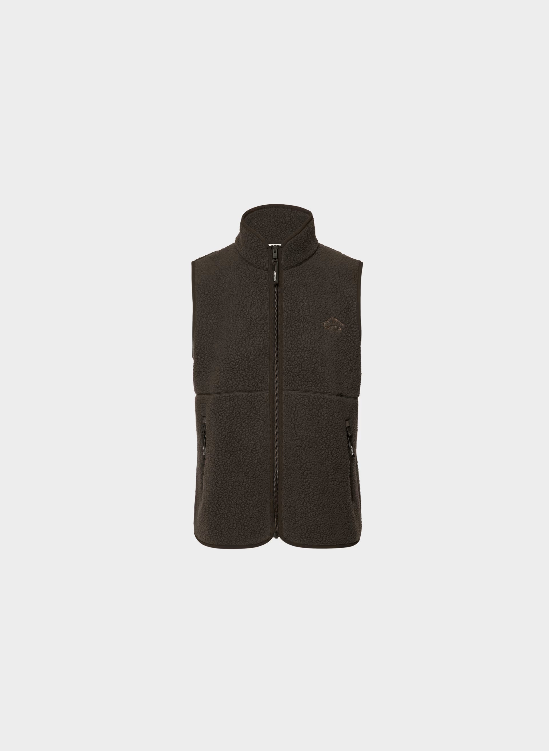 Polartec® Thermal Pro™ Ridgeline Hip Vest - CACAO NIB BROWN