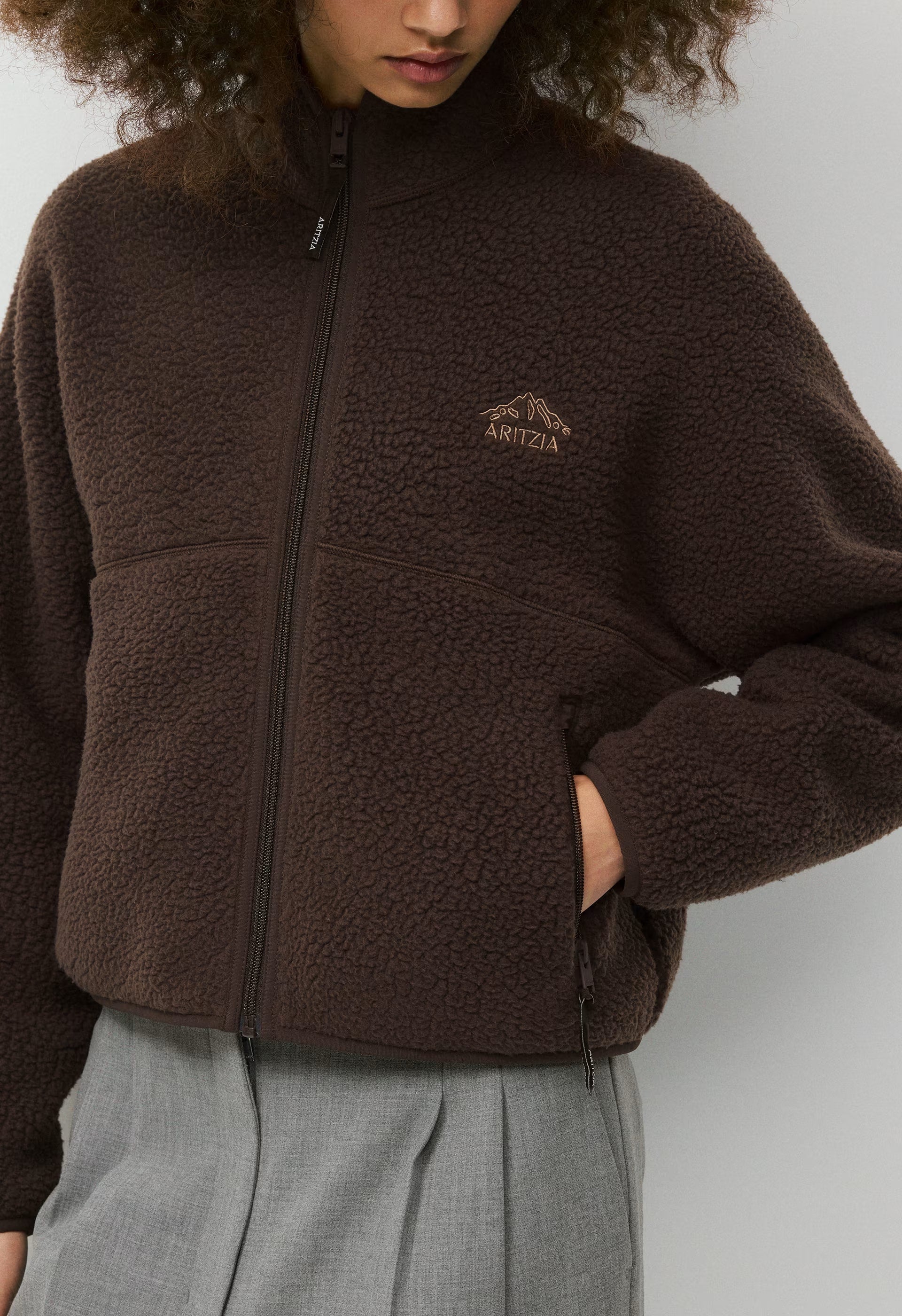 Polartec® Thermal Pro™ Gale Zip-Up - RICH MOCHA BROWN