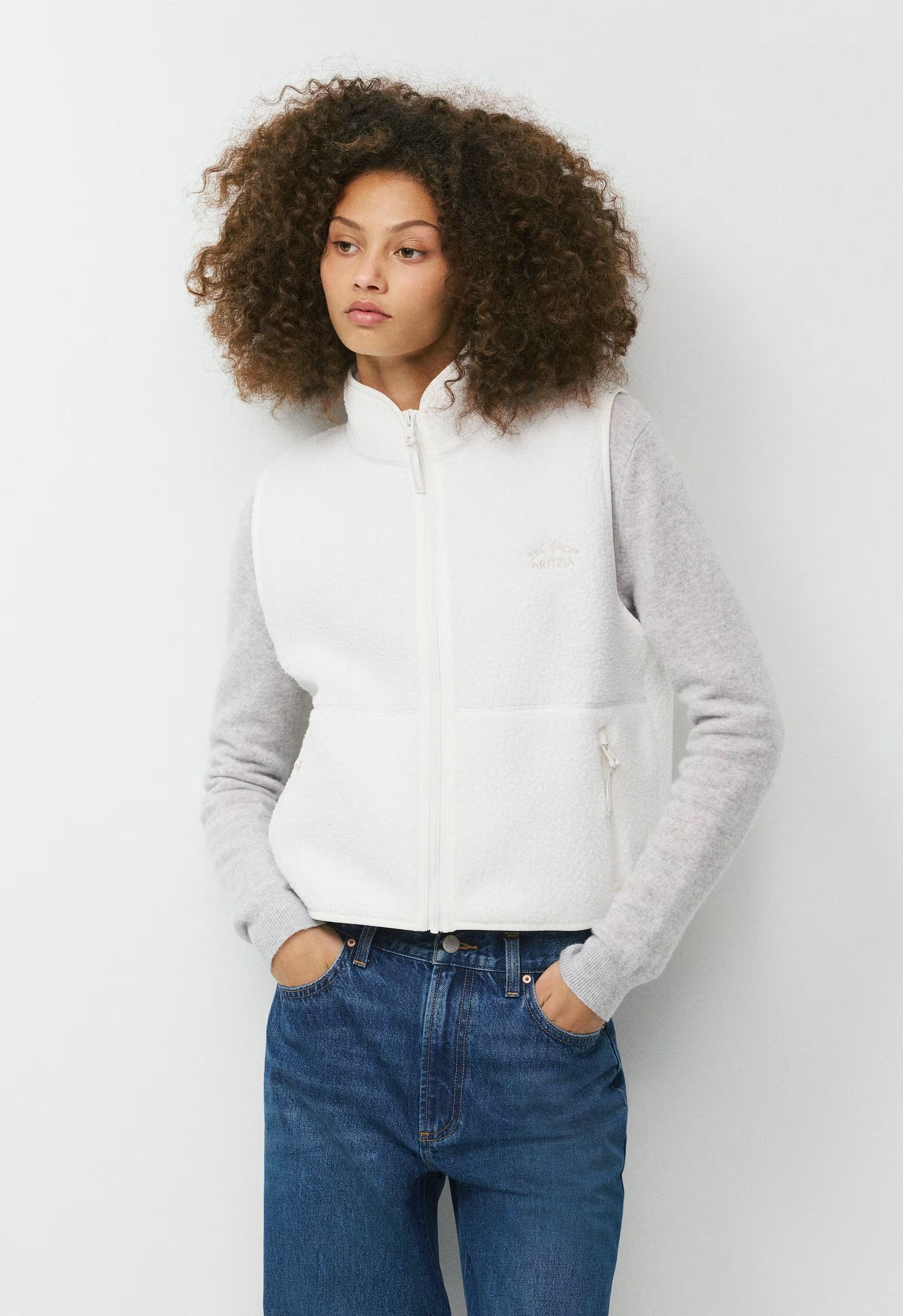 Polartec® Thermal Pro™ Ridgeline Vest - COLD FOAM WHITE