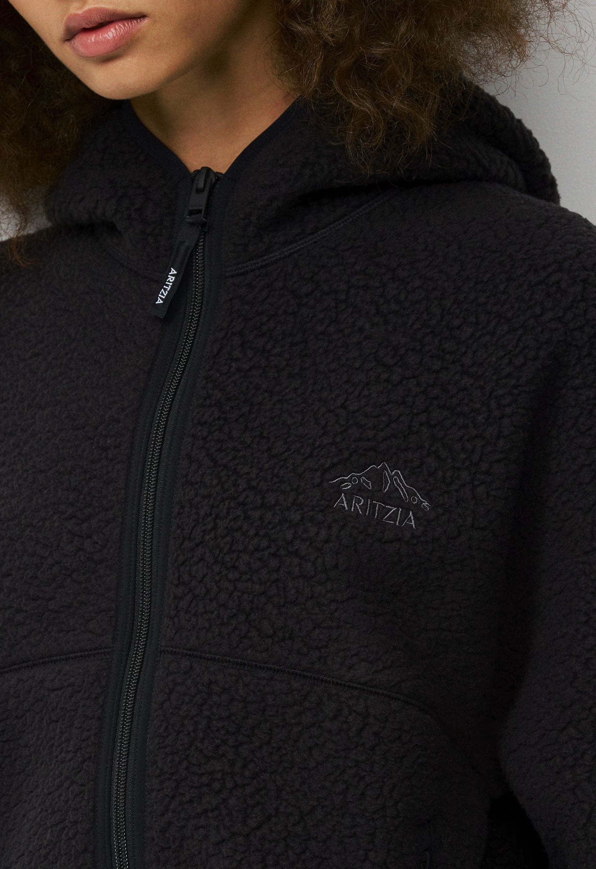 Polartec® Thermal Pro™ Exploration Zip Hoodie - BLACK