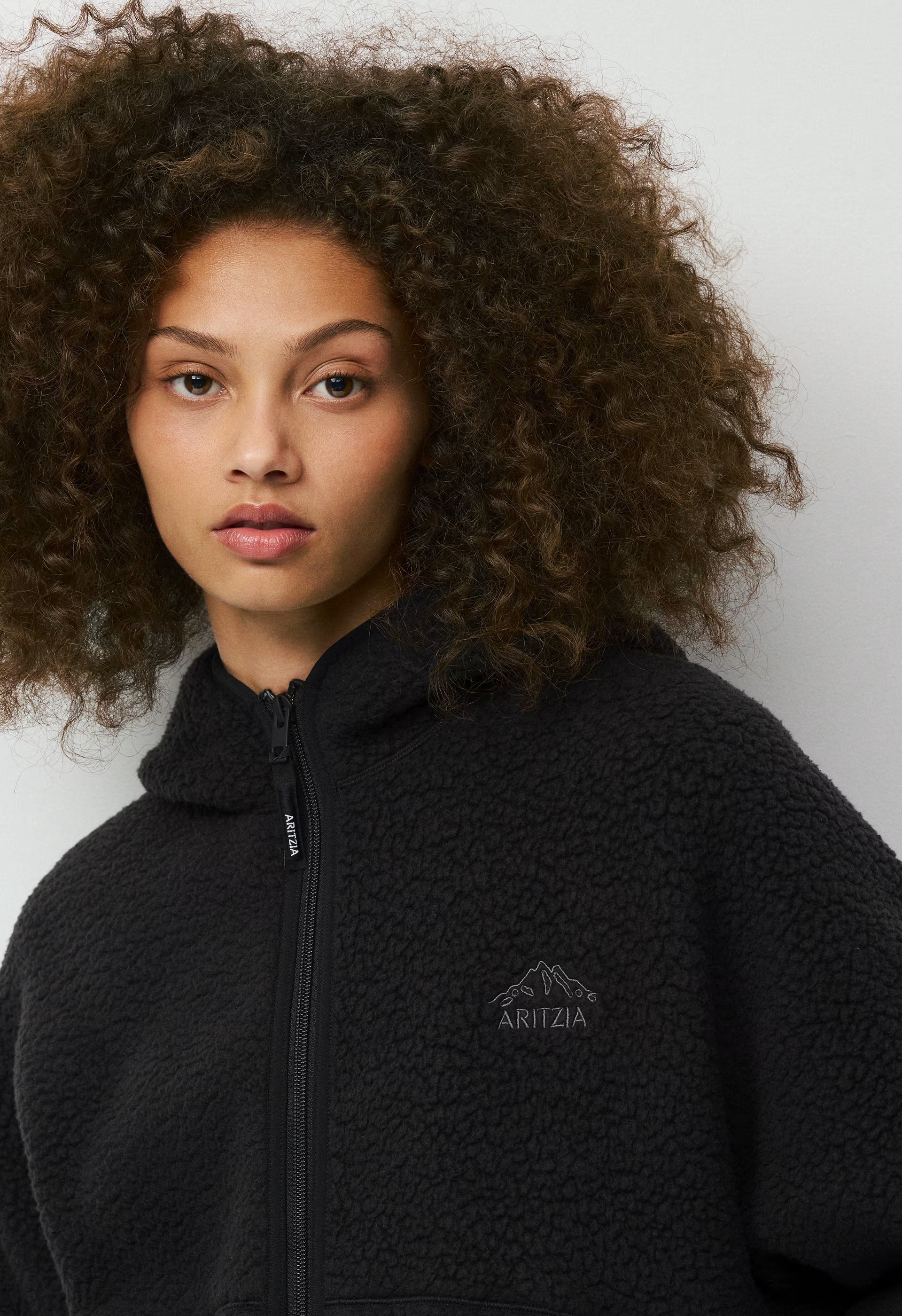 Polartec® Thermal Pro™ Moonrise Zip Hoodie - BLACK