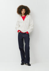 Polartec® Thermal Pro™ Moonrise Zip Hoodie - COLD FOAM WHITE