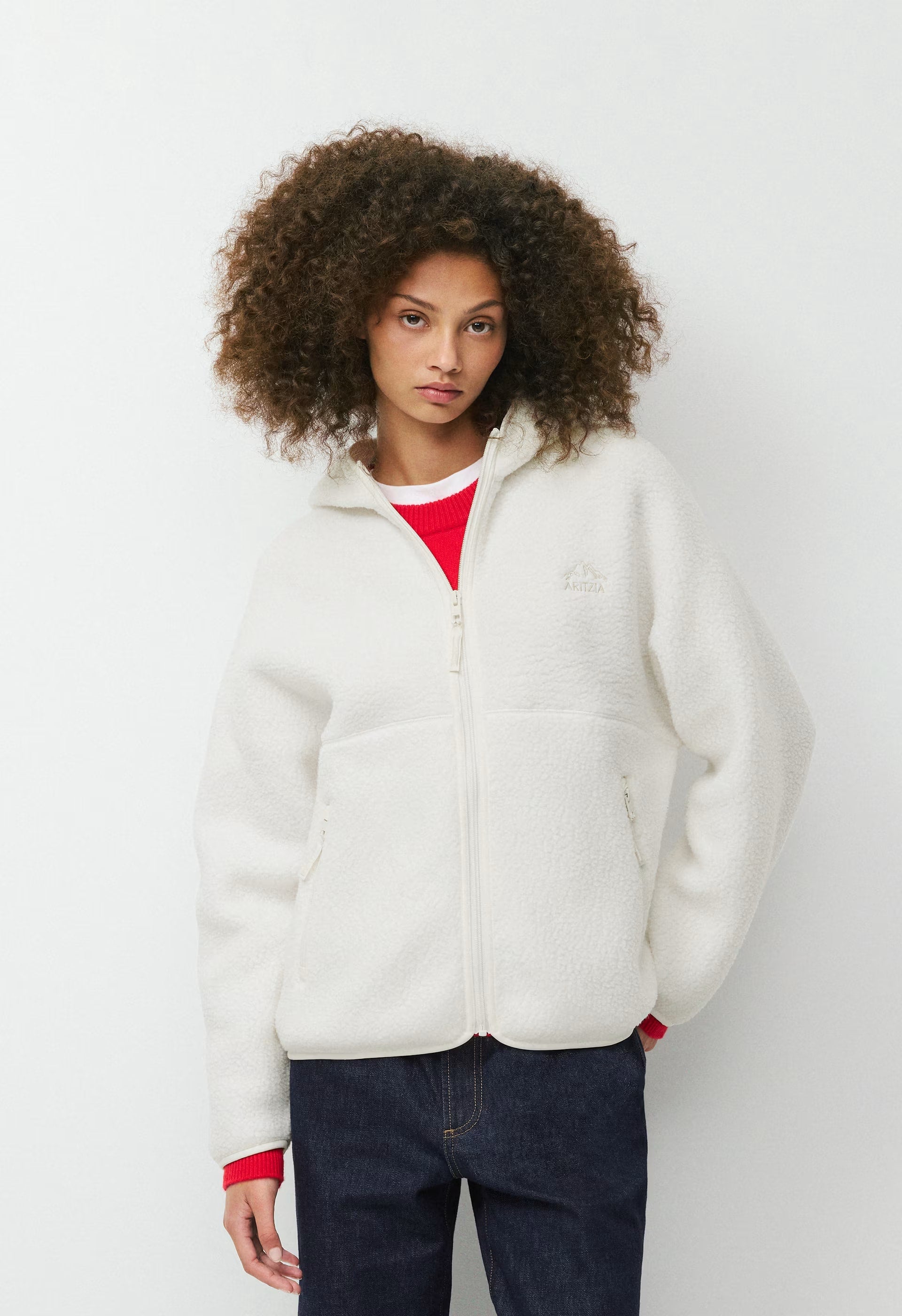 Polartec® Thermal Pro™ Moonrise Zip Hoodie - COLD FOAM WHITE